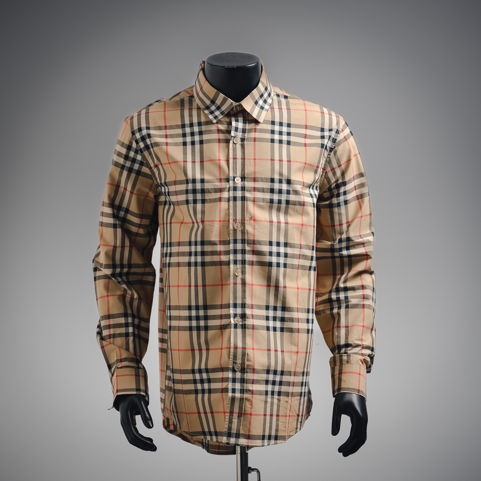 Burberry/巴宝莉经典元素条纹长袖衬衫 BBR品牌最具代表性经典条纹衬衣