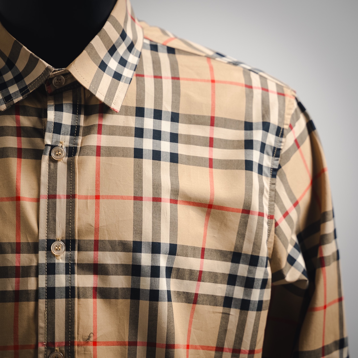 Burberry/巴宝莉经典元素条纹长袖衬衫 BBR品牌最具代表性经典条纹衬衣