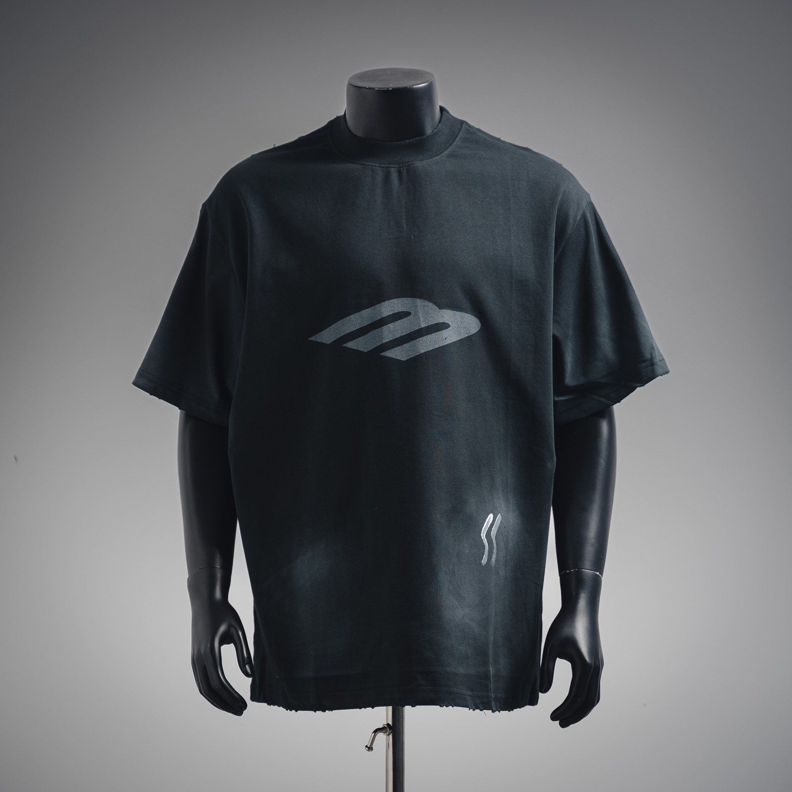 巴黎世家Balenciaga 24ss 3M 数码字母Logo短袖