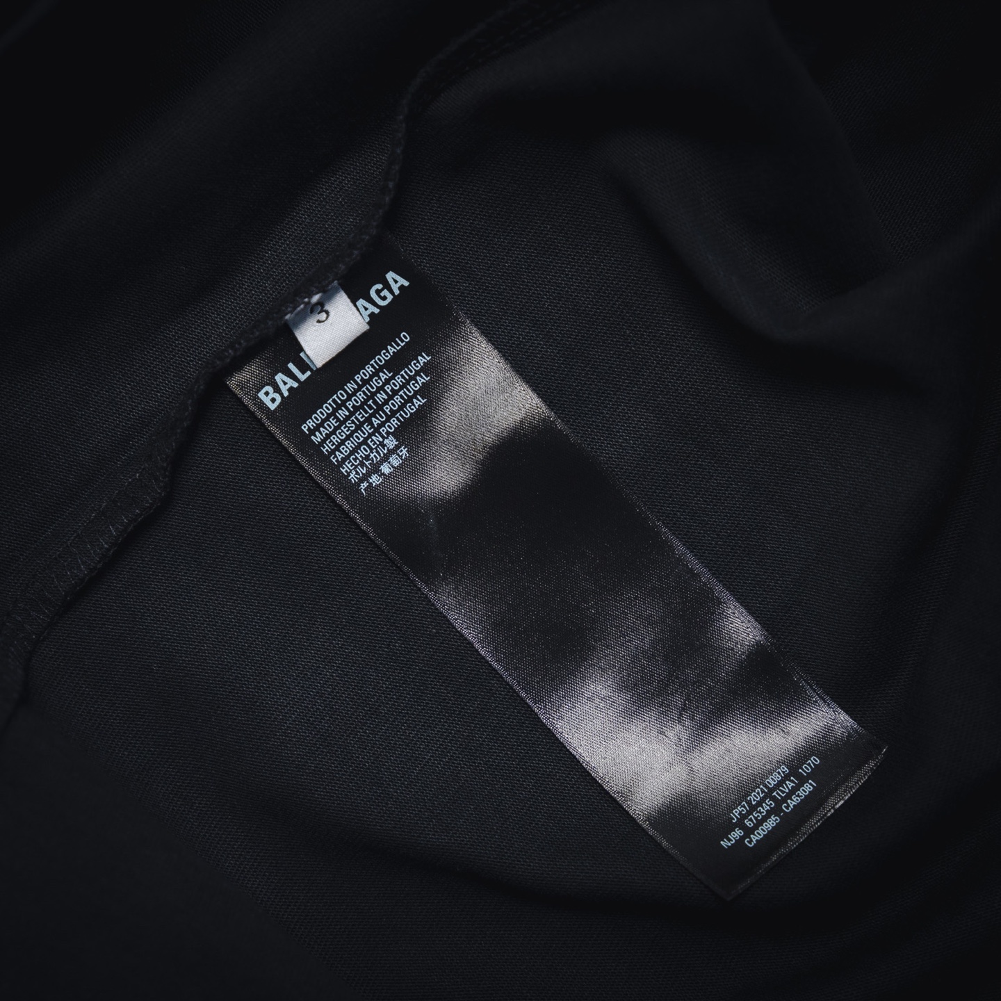 Balenciaga 巴黎世家 2022新款后背双B夜光短袖 夜光粉印花