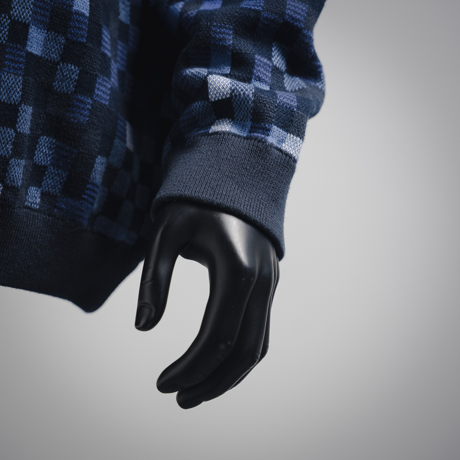 Louis Vuitton/路易威登 24Fw 提花迷彩马赛克铆钉字母棋盘格毛衣