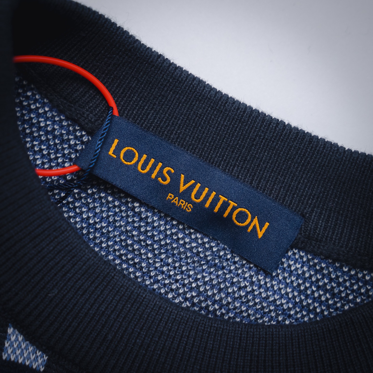 Louis Vuitton/路易威登 24Fw 提花迷彩马赛克铆钉字母棋盘格毛衣