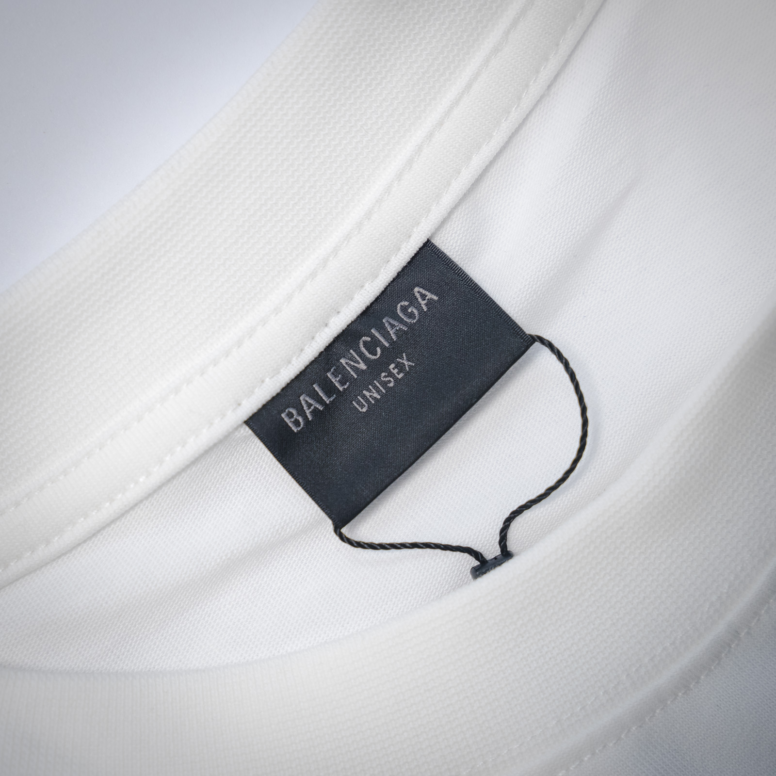 Balenciaga 25ss 01球服圆环系列刺绣款短袖T恤