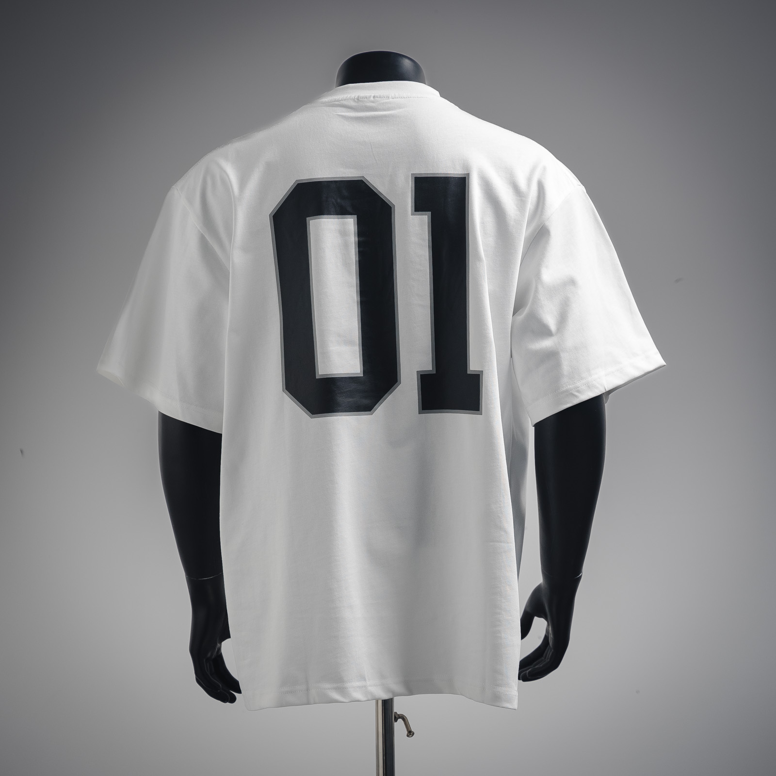 Balenciaga 25ss 01球服圆环系列刺绣款短袖T恤