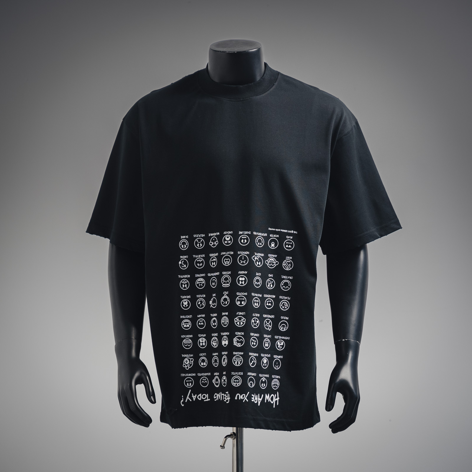 Balenciaga 巴黎世家24ss 新款巴黎世家表情包印花短袖T恤