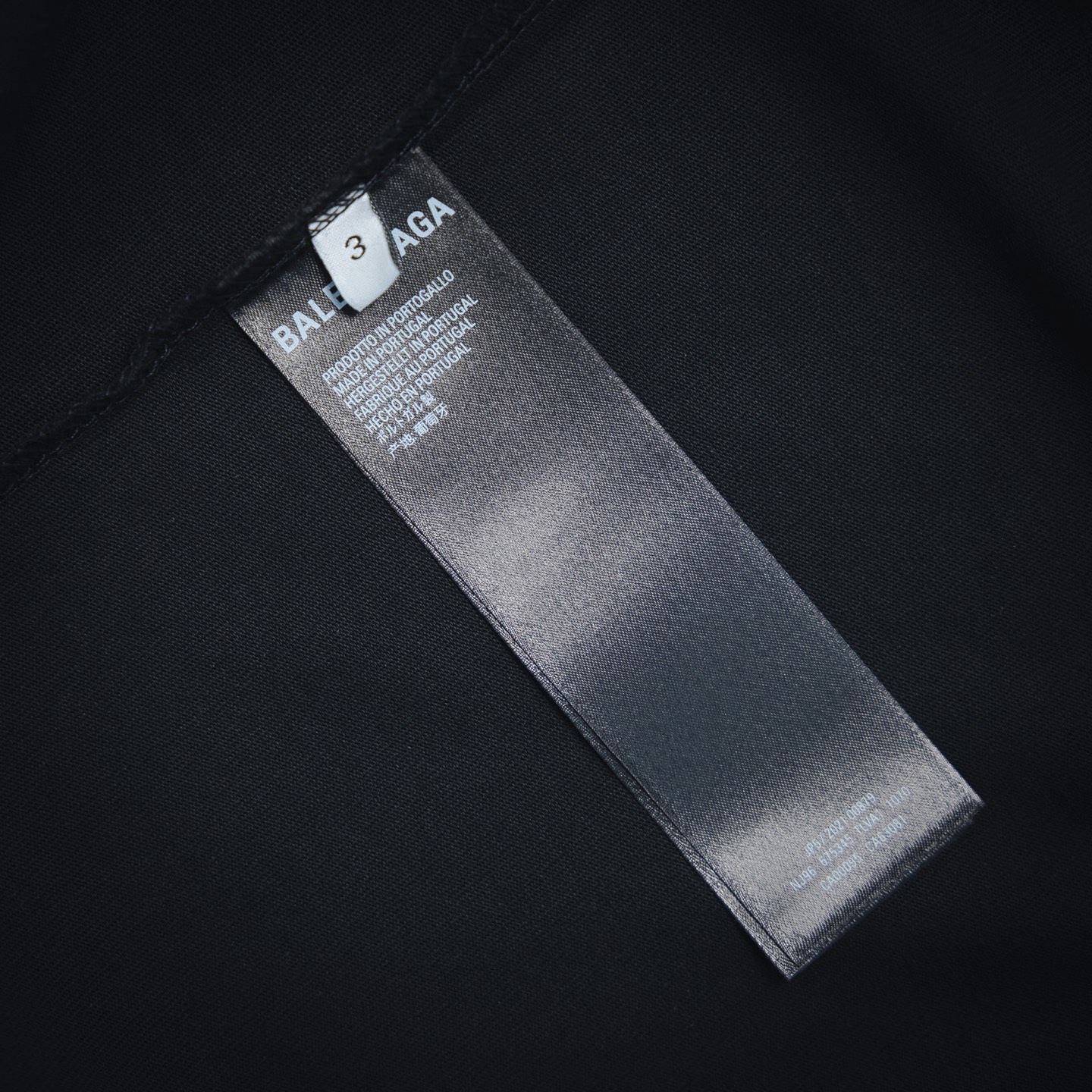 Balenciaga巴黎世家BLCG 24ss后背反光字母logo短袖T恤