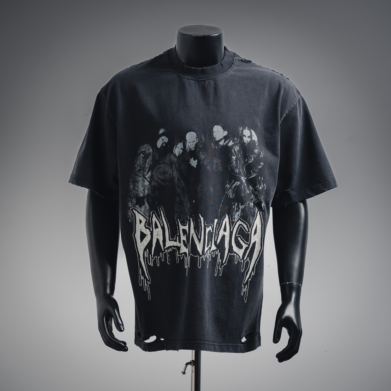 巴黎世家/Balenciaga 24ss新款乐队短袖T恤