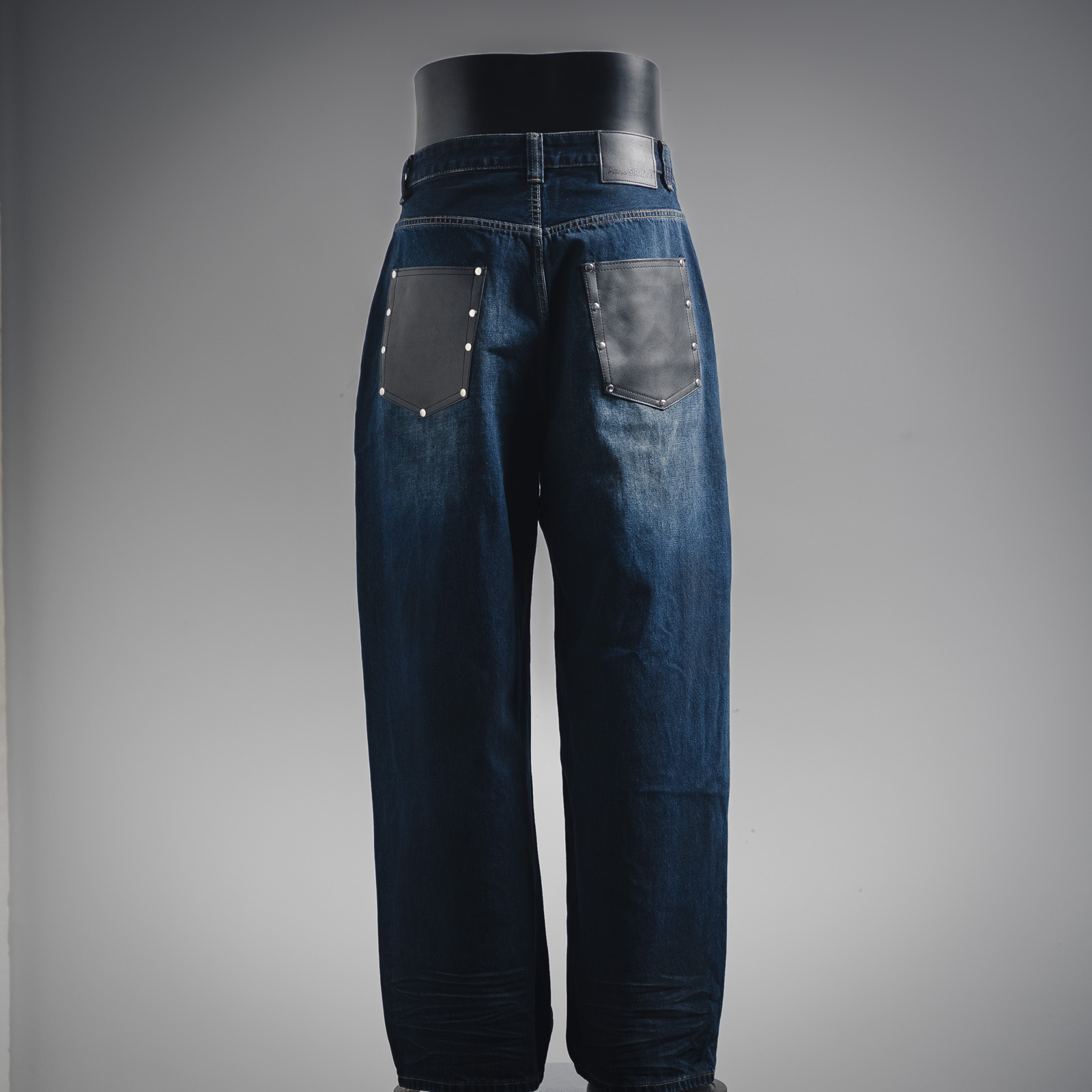 Acne Studios25新款皮口袋柳丁牛仔裤