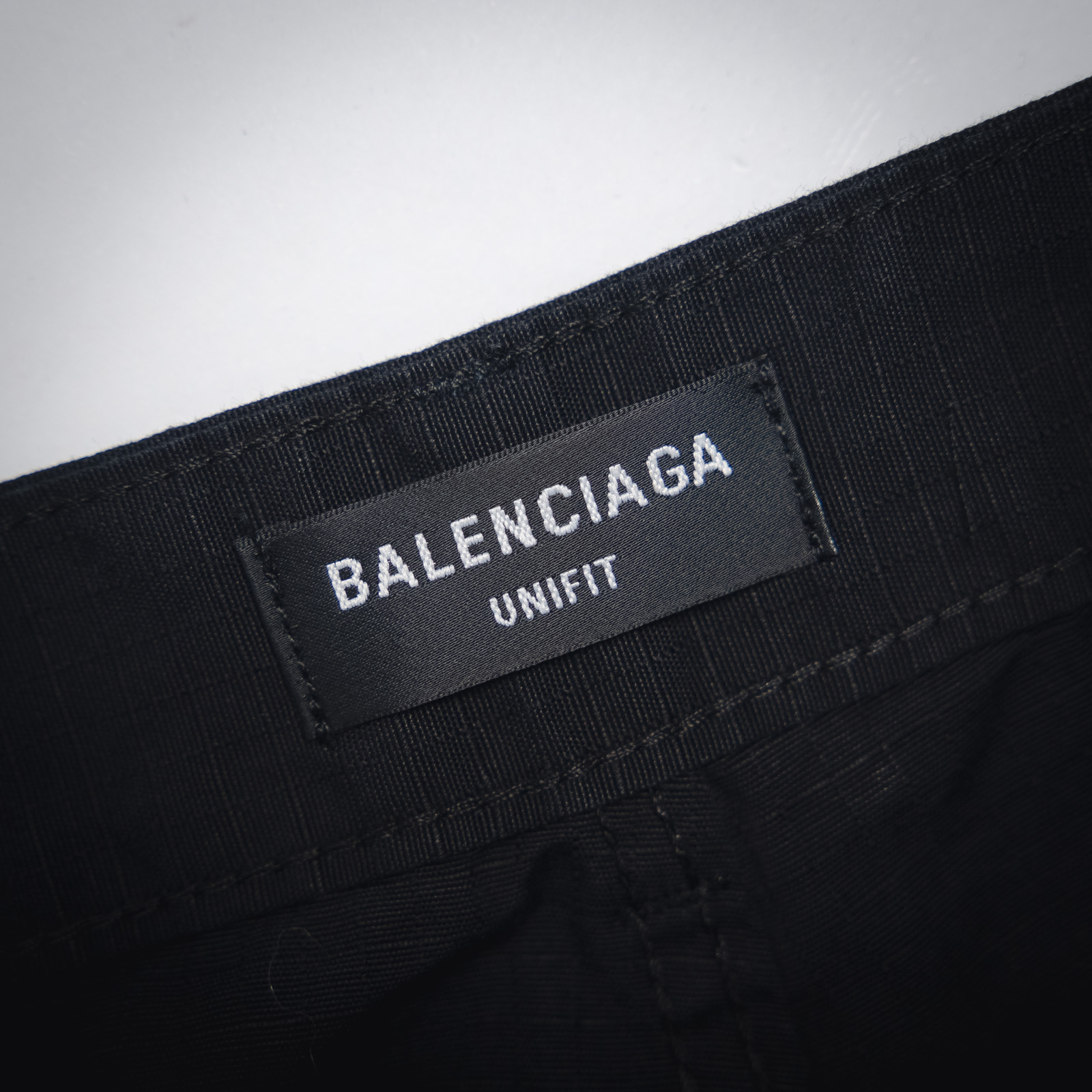 Balenciaga25ss水洗拼接牛仔长裤