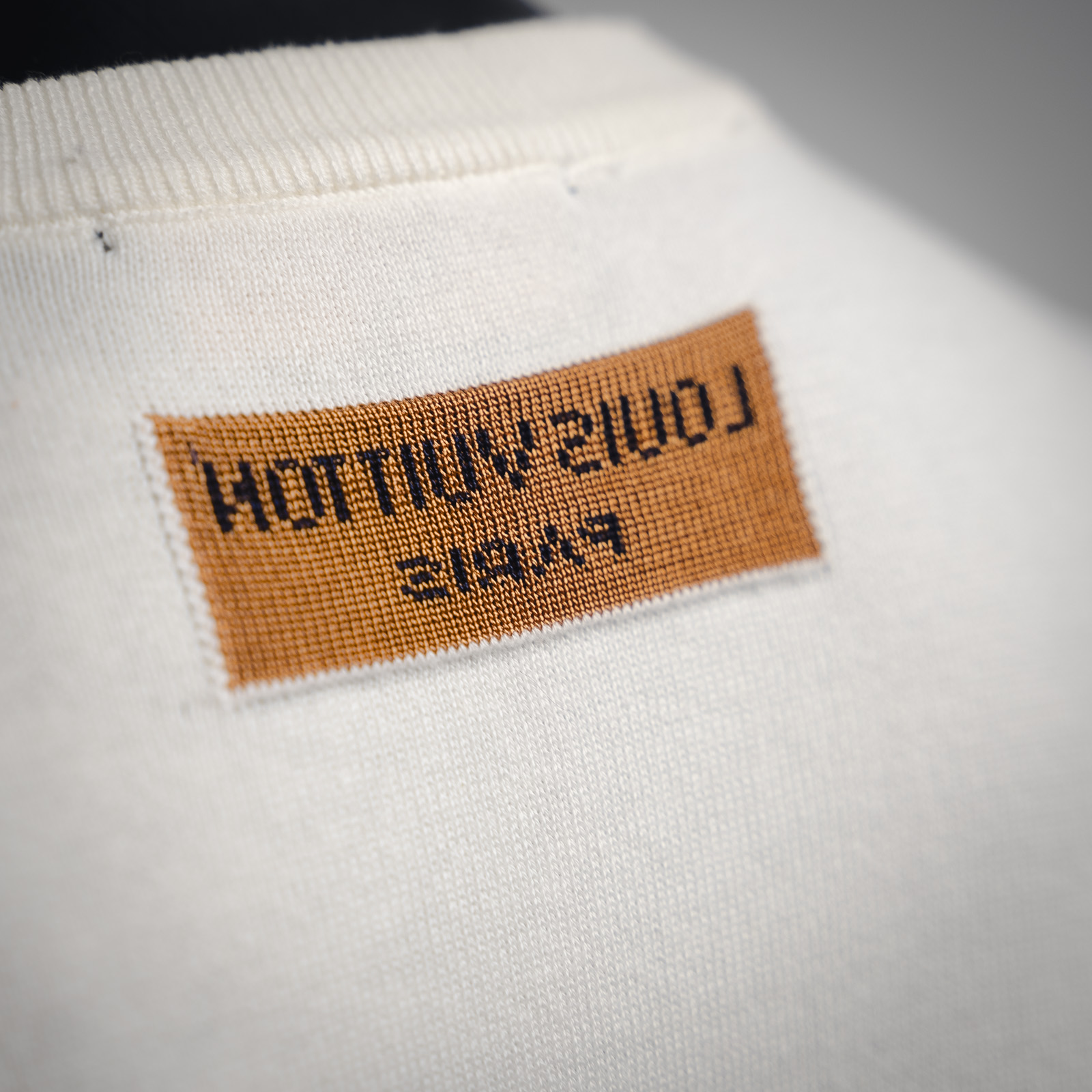 LOUIS VUITTON/路易威登LV 2024新款 飞机提花圆领针织短袖
