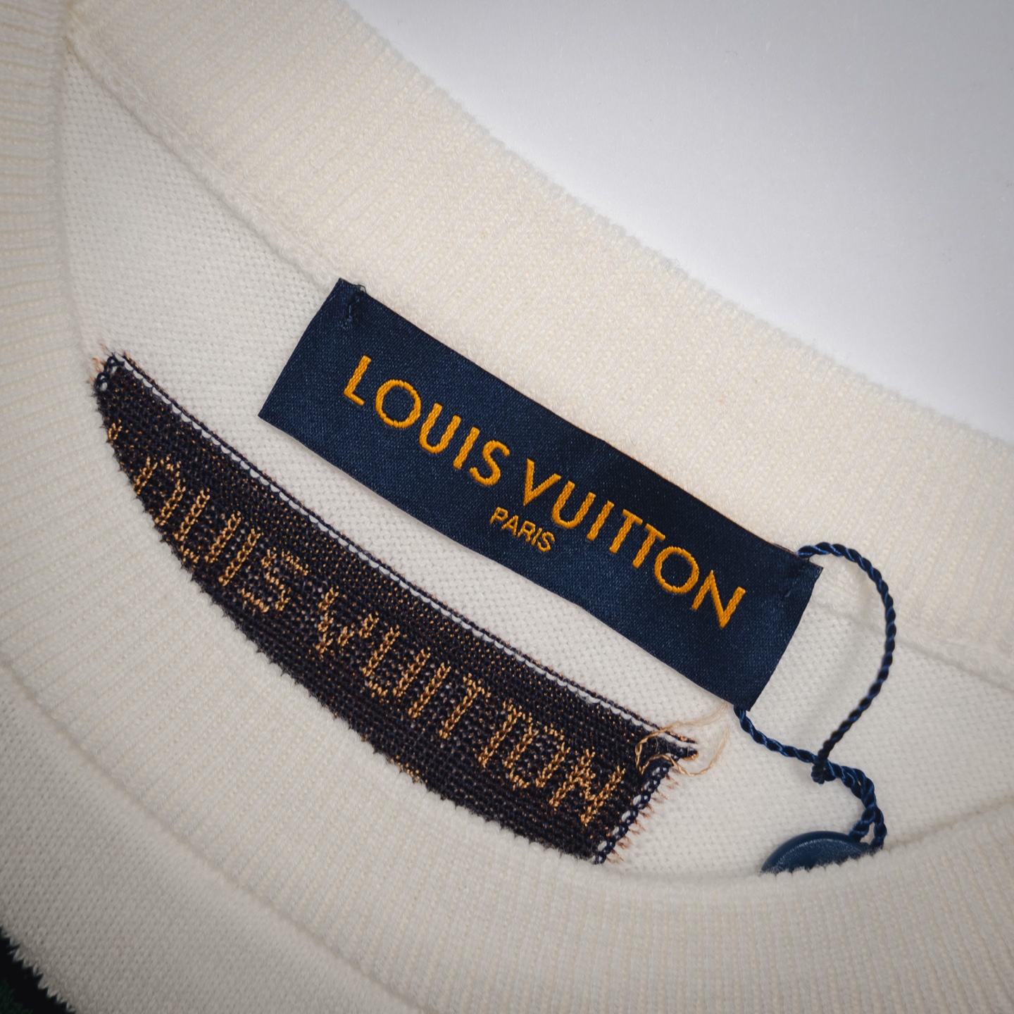 LOUIS VUITTON/路易威登LV 2024新款 飞机提花圆领针织短袖