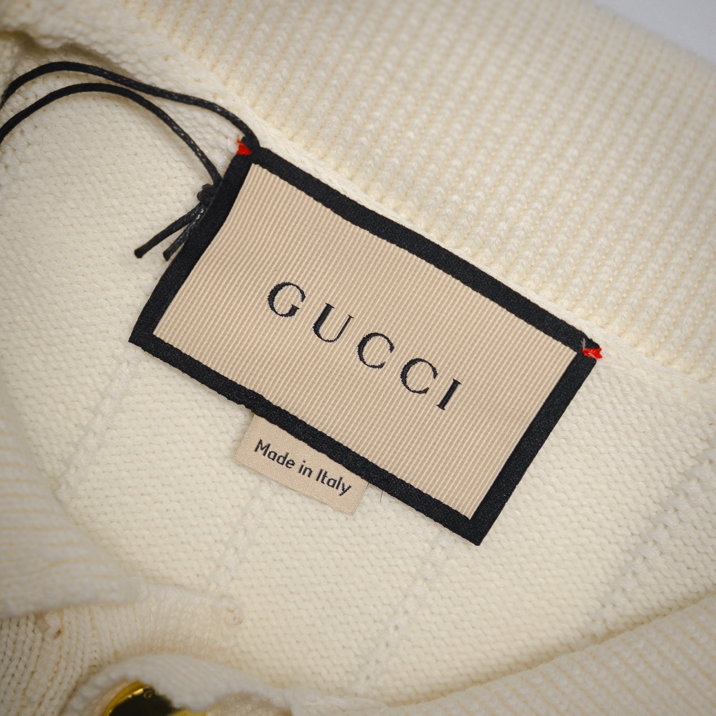 Gucci古驰 25ss新款 胸前口袋刺绣Logo条纹polo衫 短袖