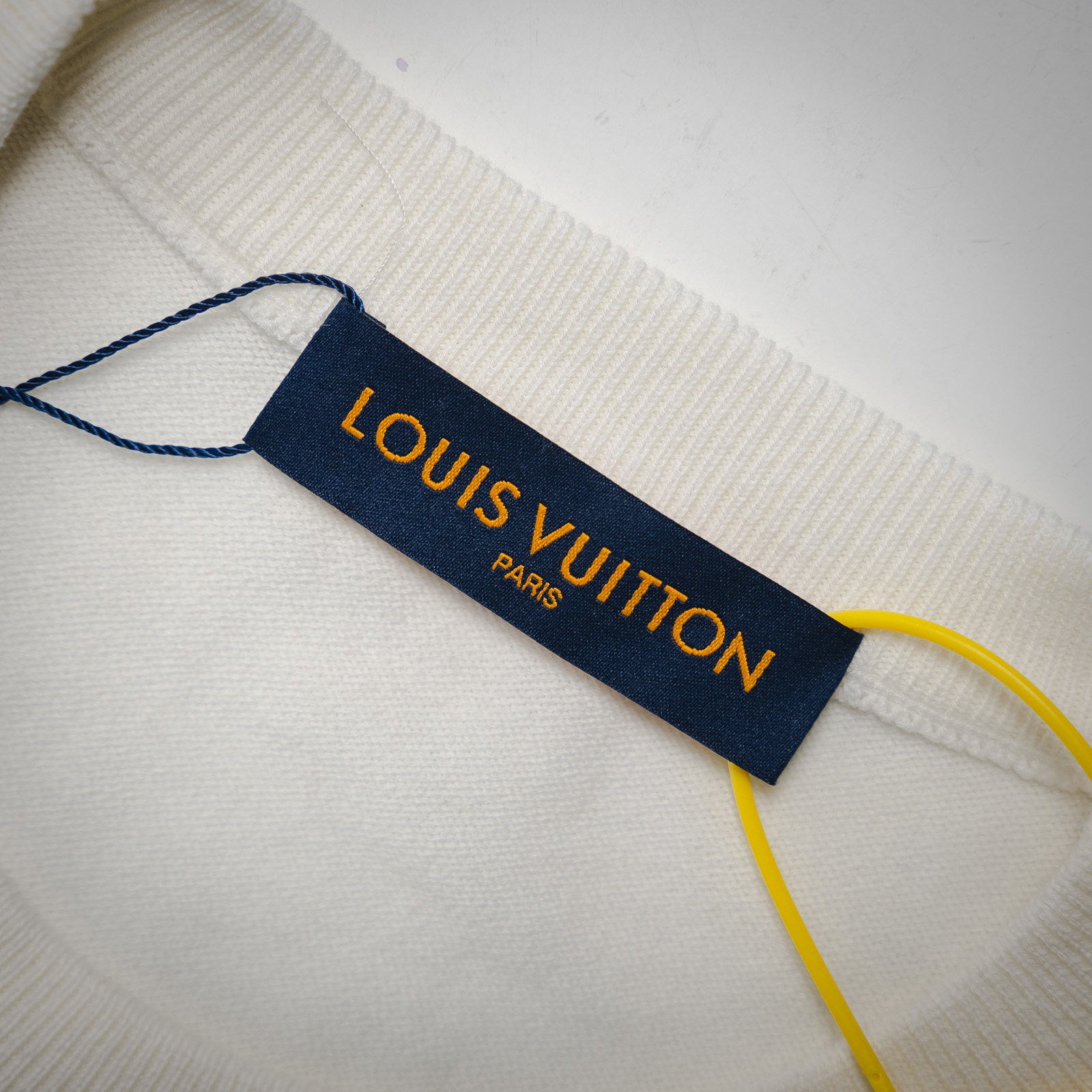 LOUIS VUITTON/路易威登LV 25ss 字母袖圆领毛织短袖