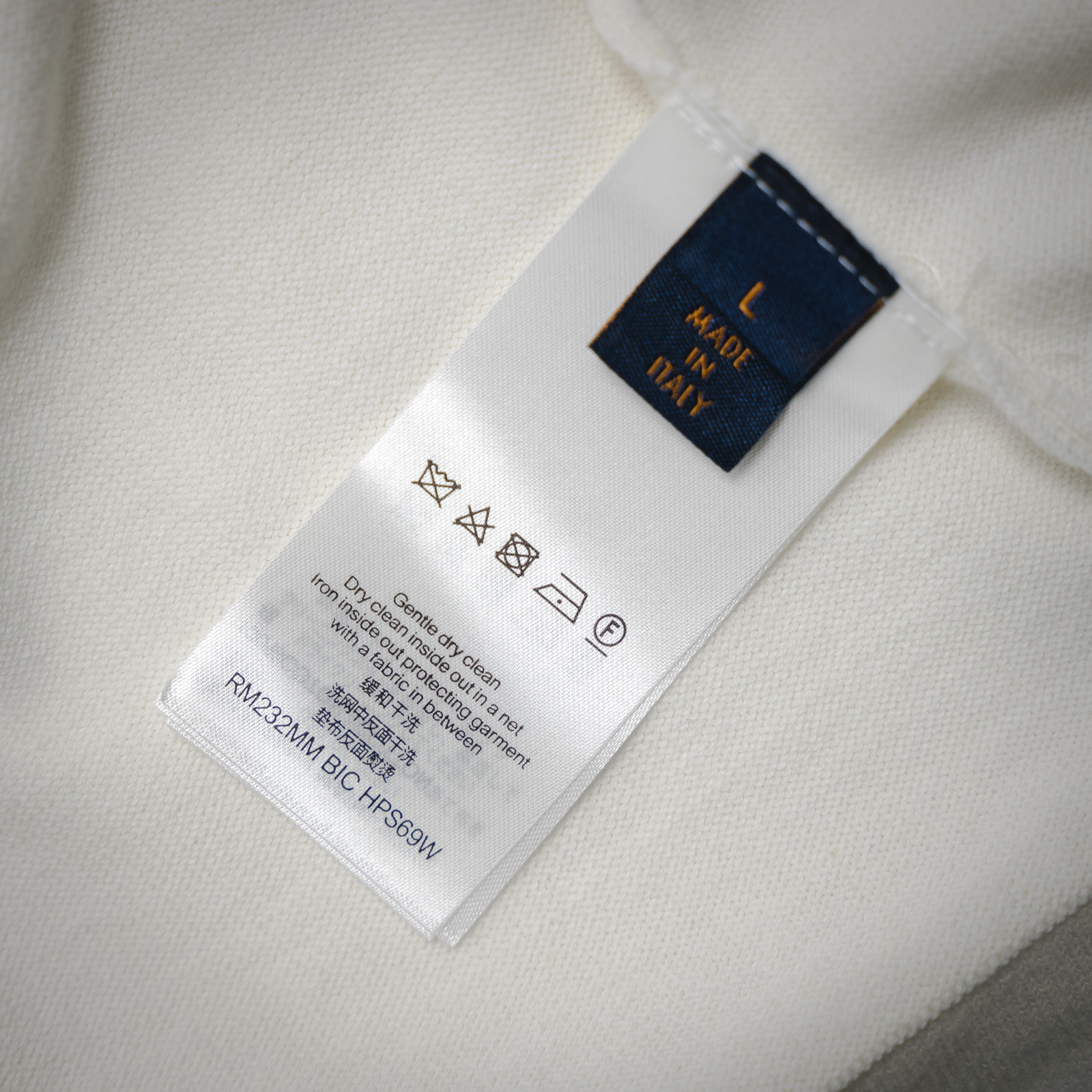 LOUIS VUITTON/路易威登LV 25ss 字母袖圆领毛织短袖