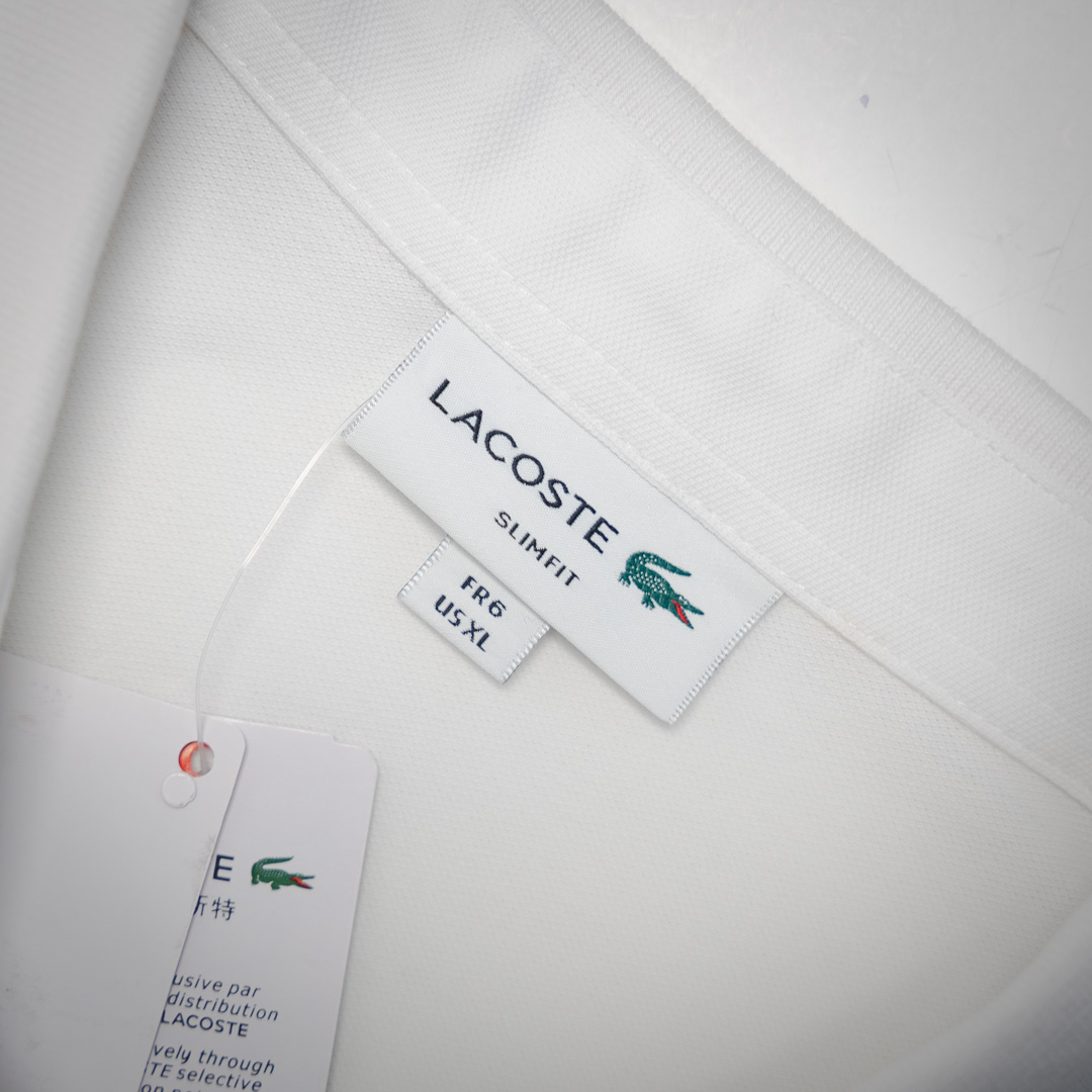 Lacoste 鳄鱼Logo刺绣polo长袖T恤衫
