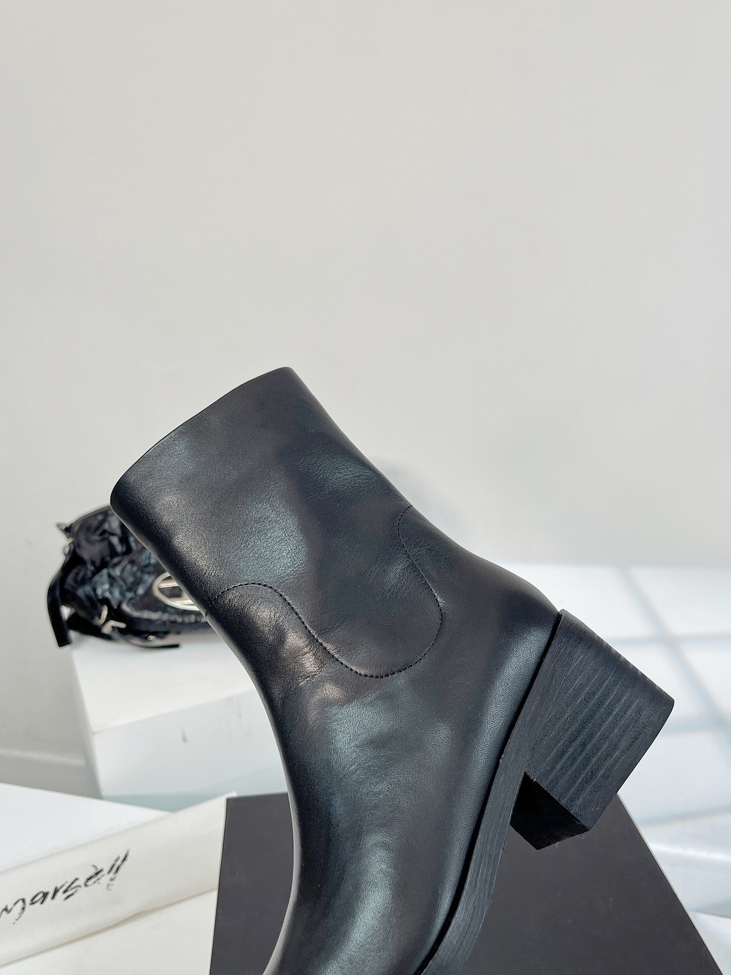 Marsell马赛尔2023秋冬厚底切尔西暗黑靴爆款独家首发意大利威尼斯小众时尚鞋履品牌他的设计感工艺感