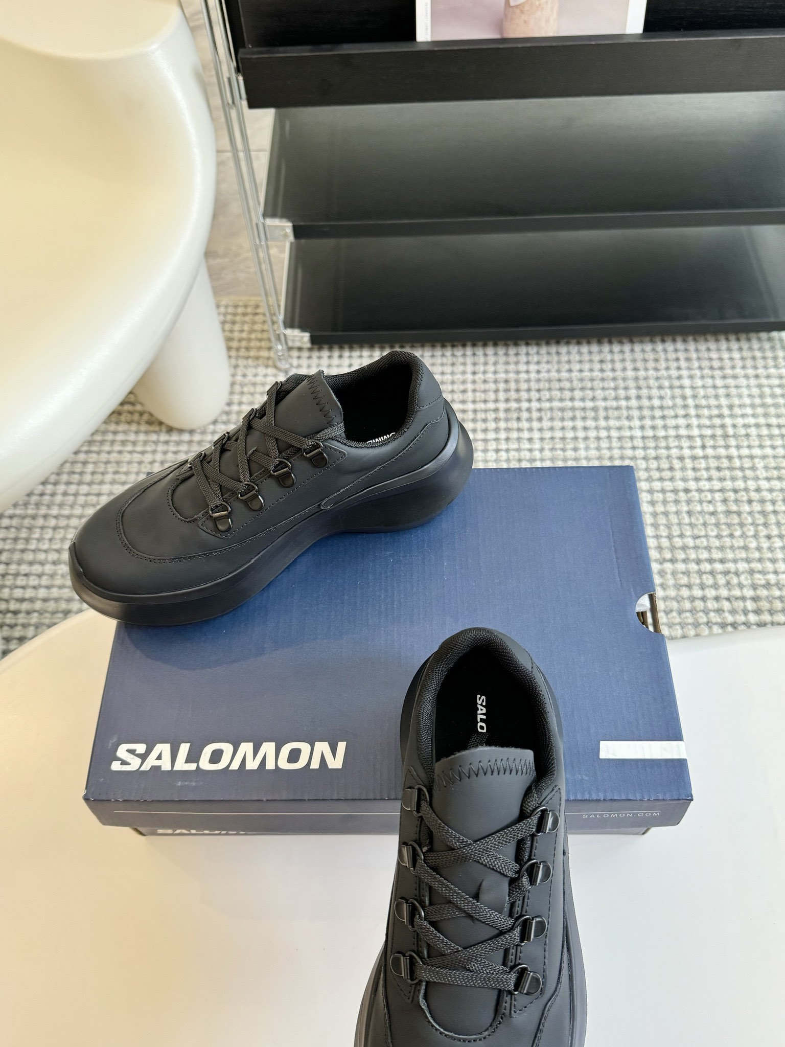 男款10SALOMON萨洛蒙XAPro舒适百搭织物皮革耐磨低帮休闲跑步鞋面料采用丝绸皮料PU发泡大底