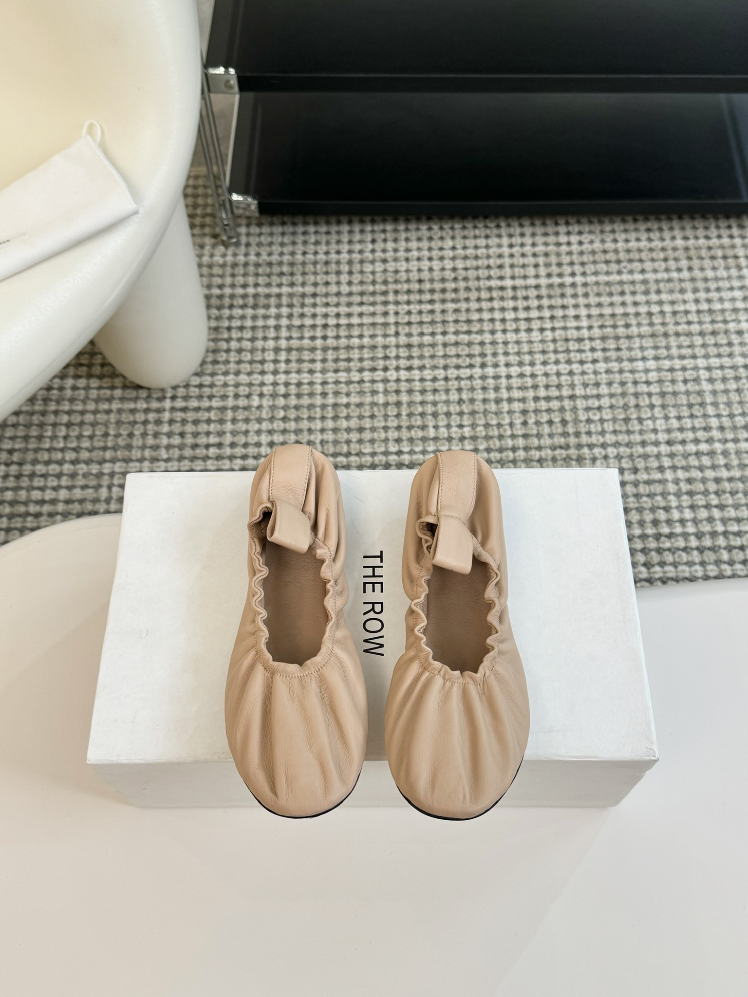 Outlet 1:1 Replica
 The Row Flat Shoes Genuine Leather Sheepskin Fall/Winter Collection