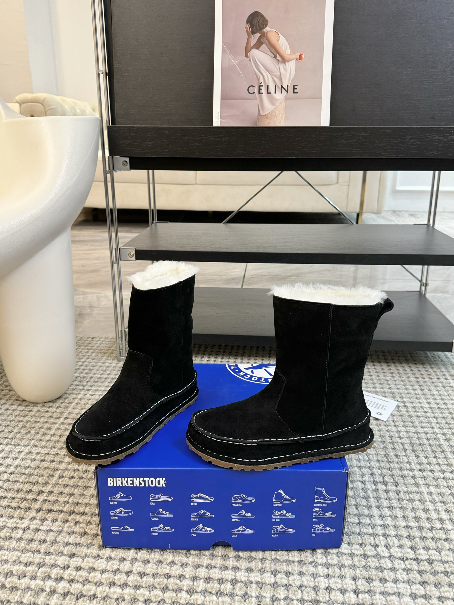 Birkenstock勃肯24ss秋冬新款Lahti中筒雪地靴穿搭合集冬季雪地靴能穿出多少种搭配保暖实用