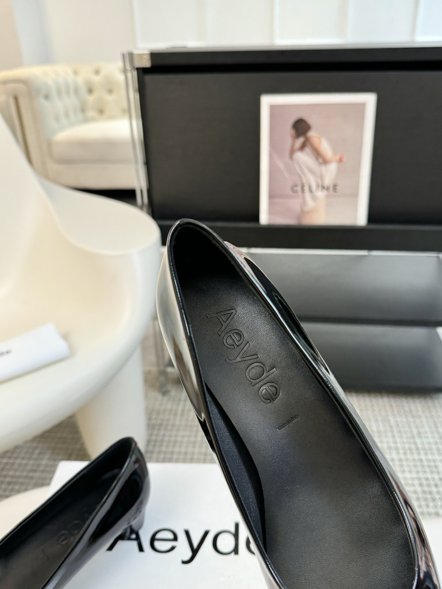 Aeyde简约时尚单鞋超级舒服！非常舒服！重要的事情要重复淡淡的米杏色显白又百搭羊皮材质柔软舒适度很高温