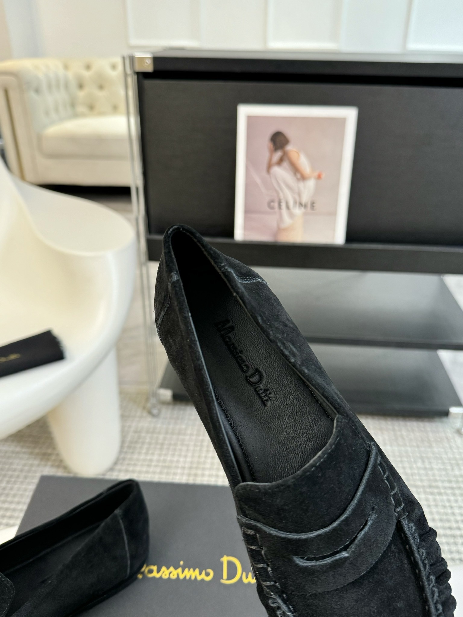 MAssimoDutti新品秋冬新款爆款平底乐福鞋可以暴走的平底鞋复古的巧克力配色充满法式风情极简设计理