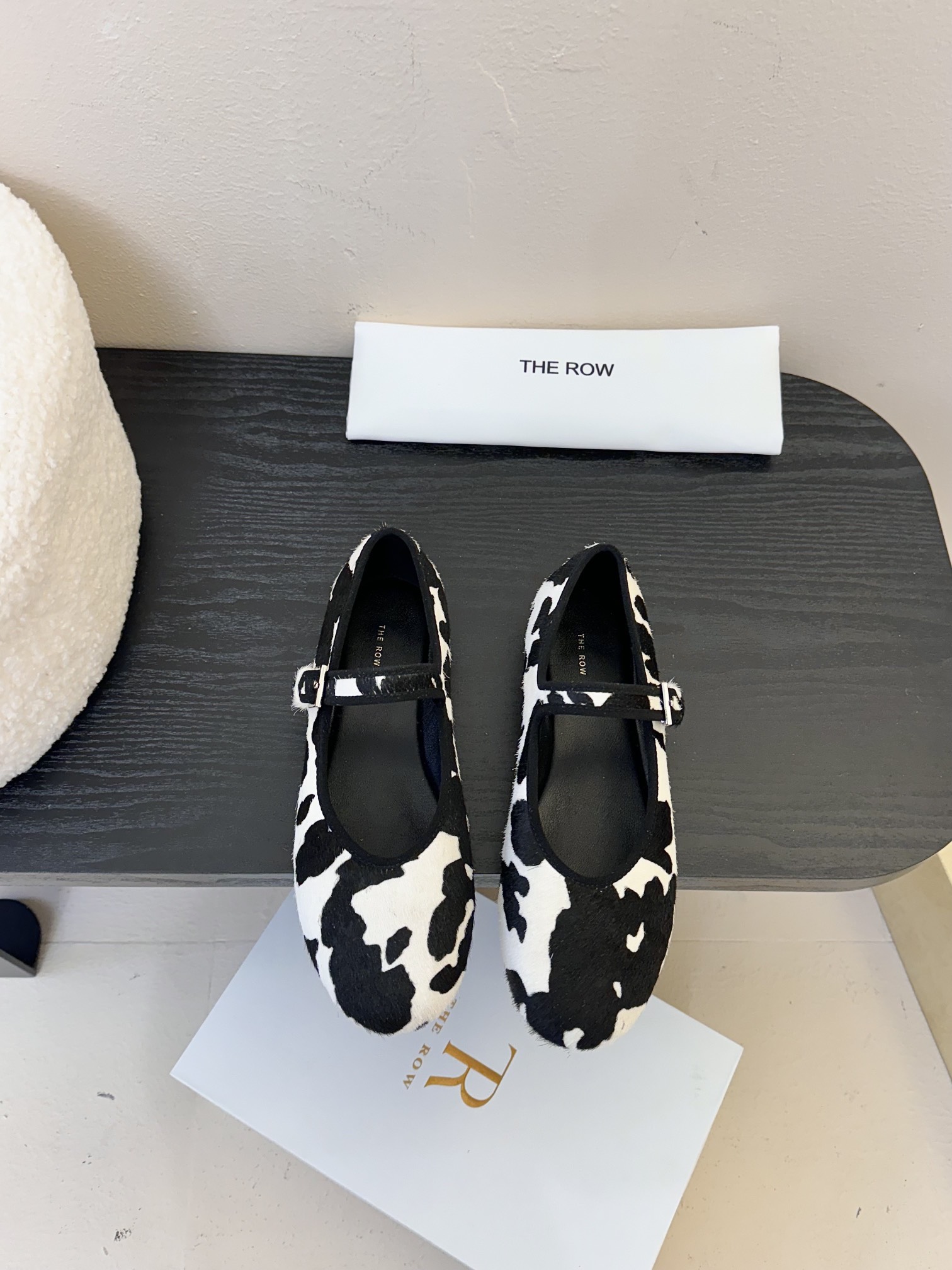The Row Cow Print Mary Jane Ballet Flats Comfortable Soft Shoes 4 i1742467101 3067 4