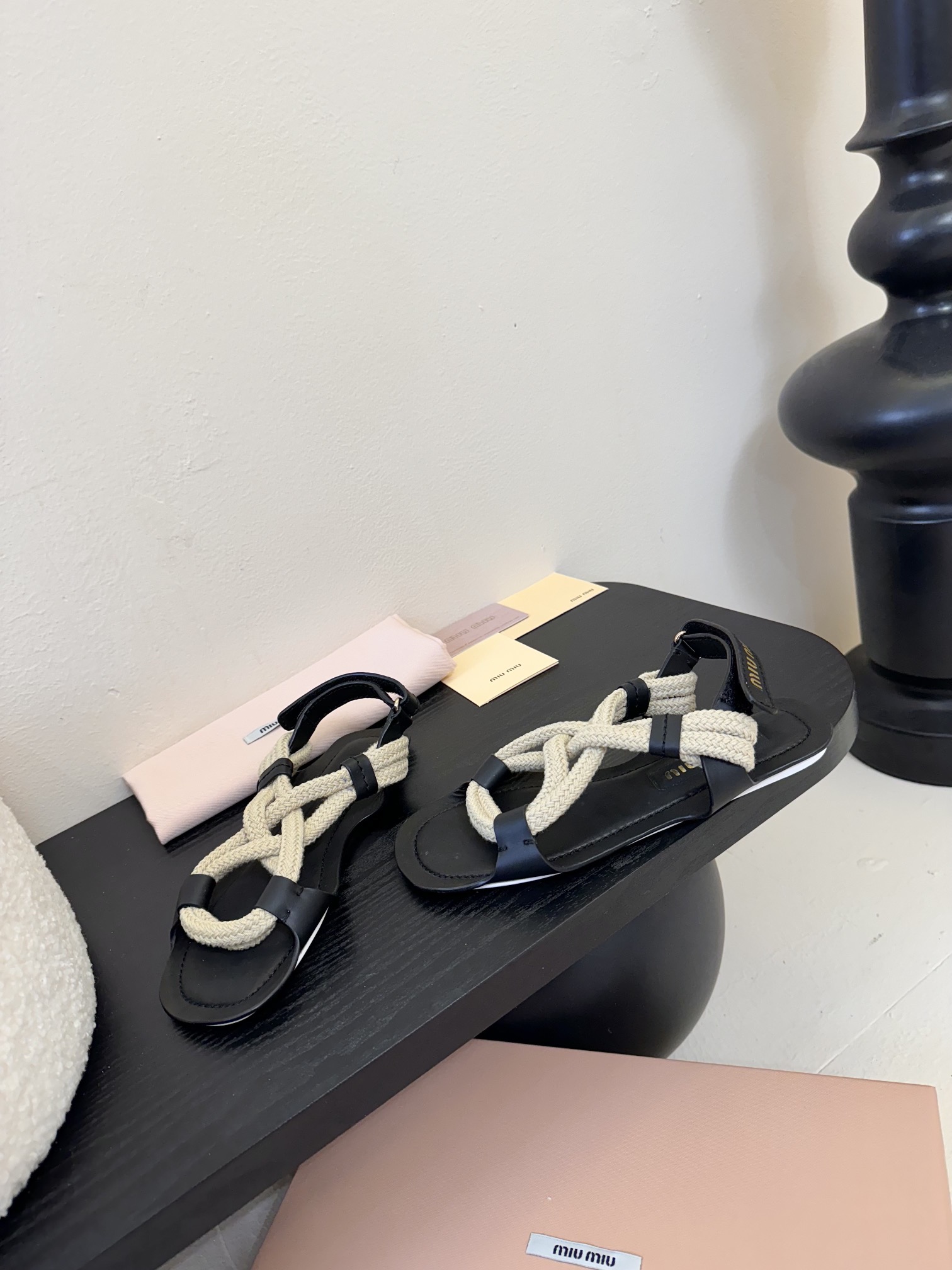 Miu 2025 Fashion Sandals: Premium Leather, Sheepskin Lining, Original Leather Soles. - 图片 3