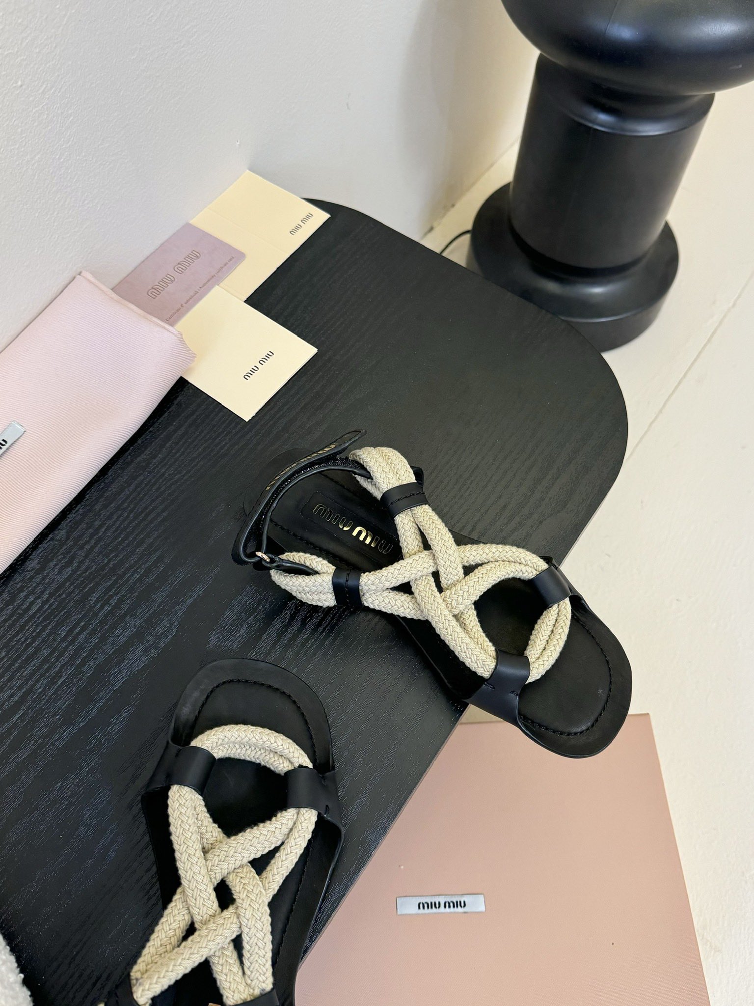 Miu 2025 Fashion Sandals: Premium Leather, Sheepskin Lining, Original Leather Soles. - 图片 4