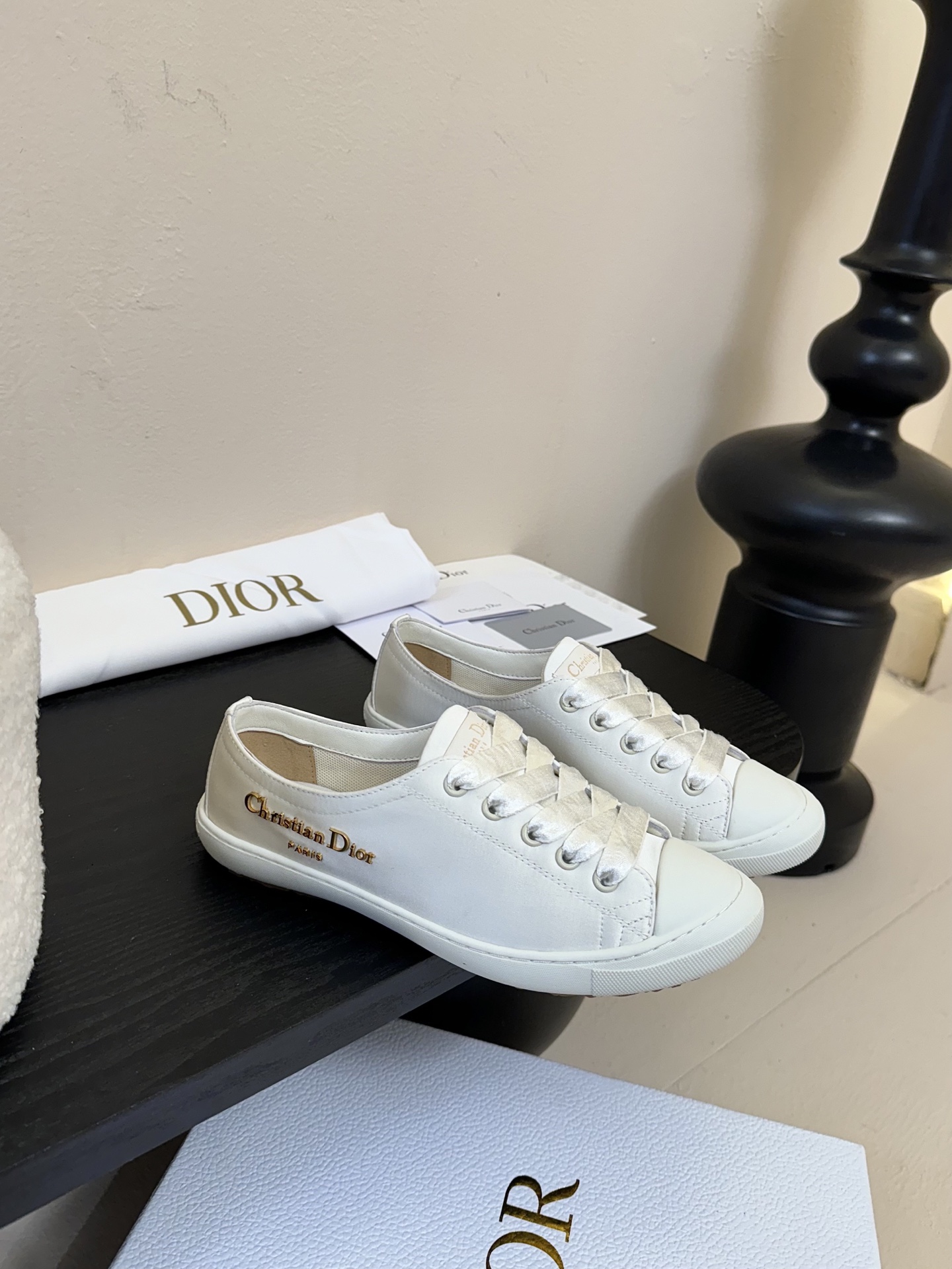 
迪奥 DIOR lucky缎面休闲运动鞋!DIOR 设计师真的太懂女生夏天的需求了 这次的新品Luck