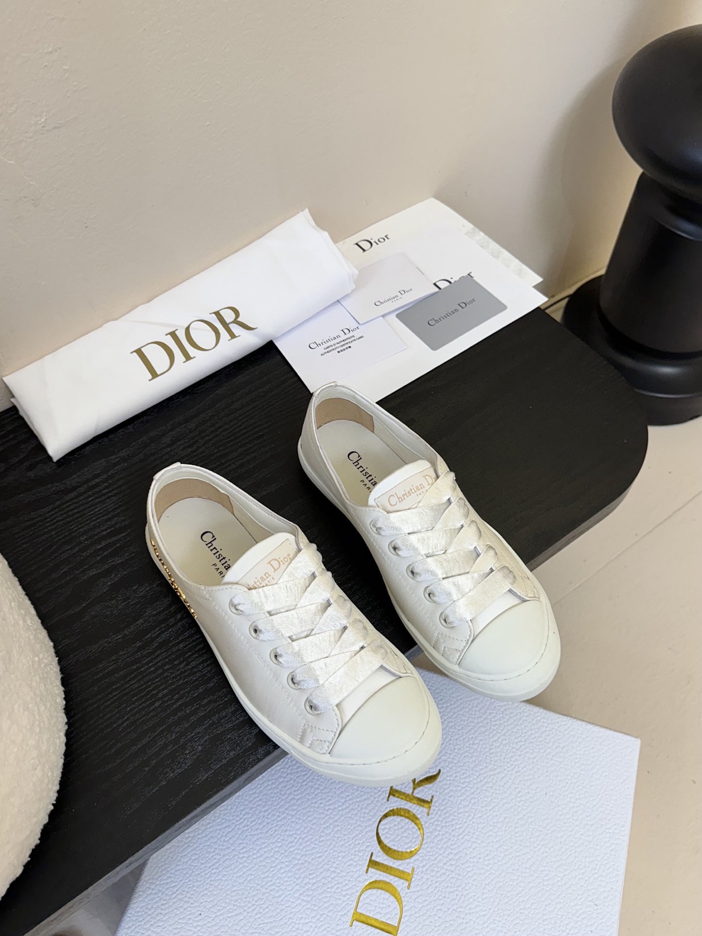 
迪奥 DIOR lucky缎面休闲运动鞋!DIOR 设计师真的太懂女生夏天的需求了 这次的新品Luck