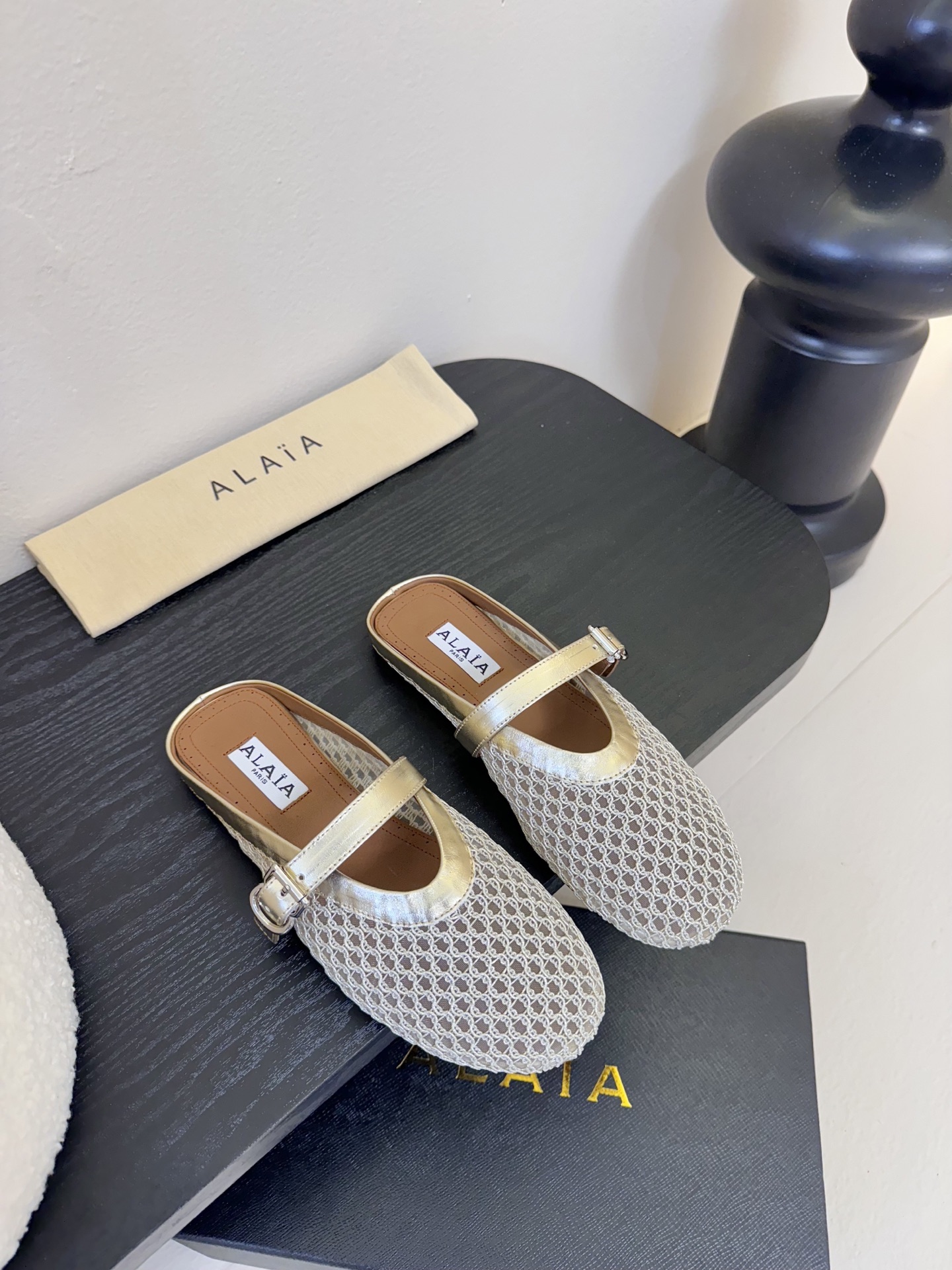 
Alaia 走秀款平底芭蕾舞鞋🩰

章小蕙同款 甜酷芭蕾风 人气超高的一款芭蕾舞鞋，浪漫又迷人 舒适百