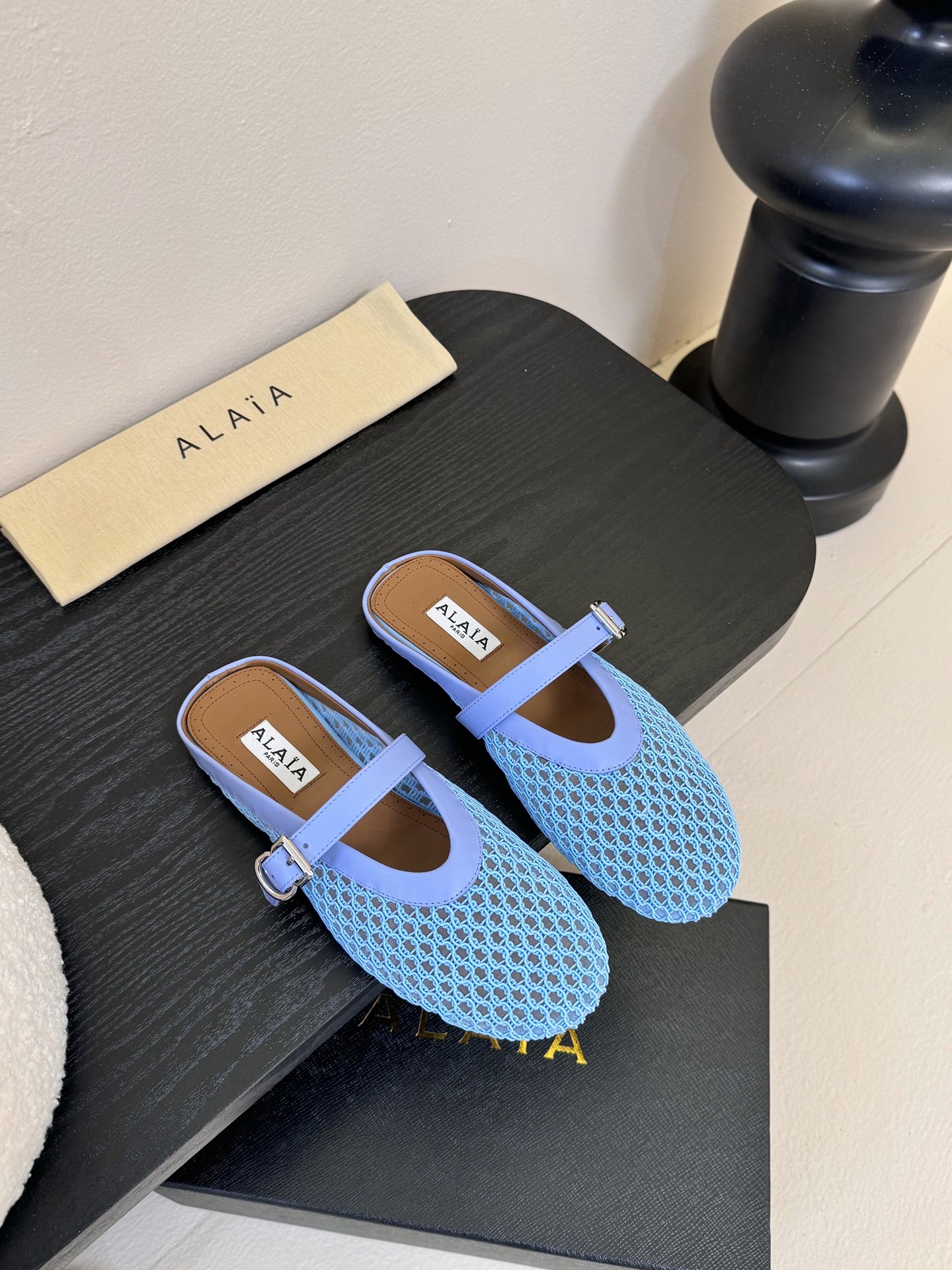 
Alaia 走秀款平底芭蕾舞鞋🩰

章小蕙同款 甜酷芭蕾风 人气超高的一款芭蕾舞鞋，浪漫又迷人 舒适百