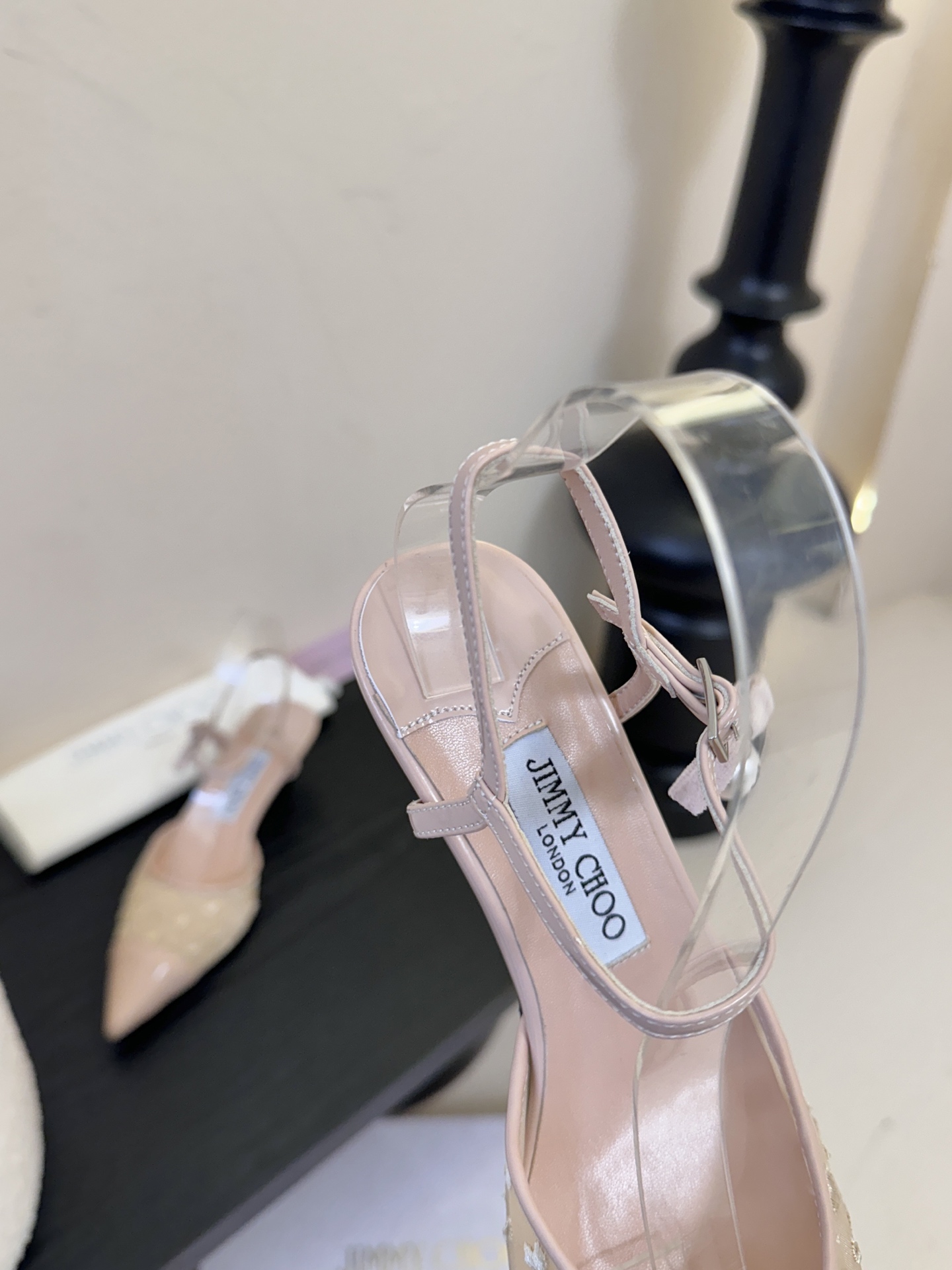 Jimmy Choo｜周仰杰新品网纱方头小猫跟拖鞋！Jc经典水晶烫钻网纱高跟鞋🔥超级仙的一款啊！美得让人