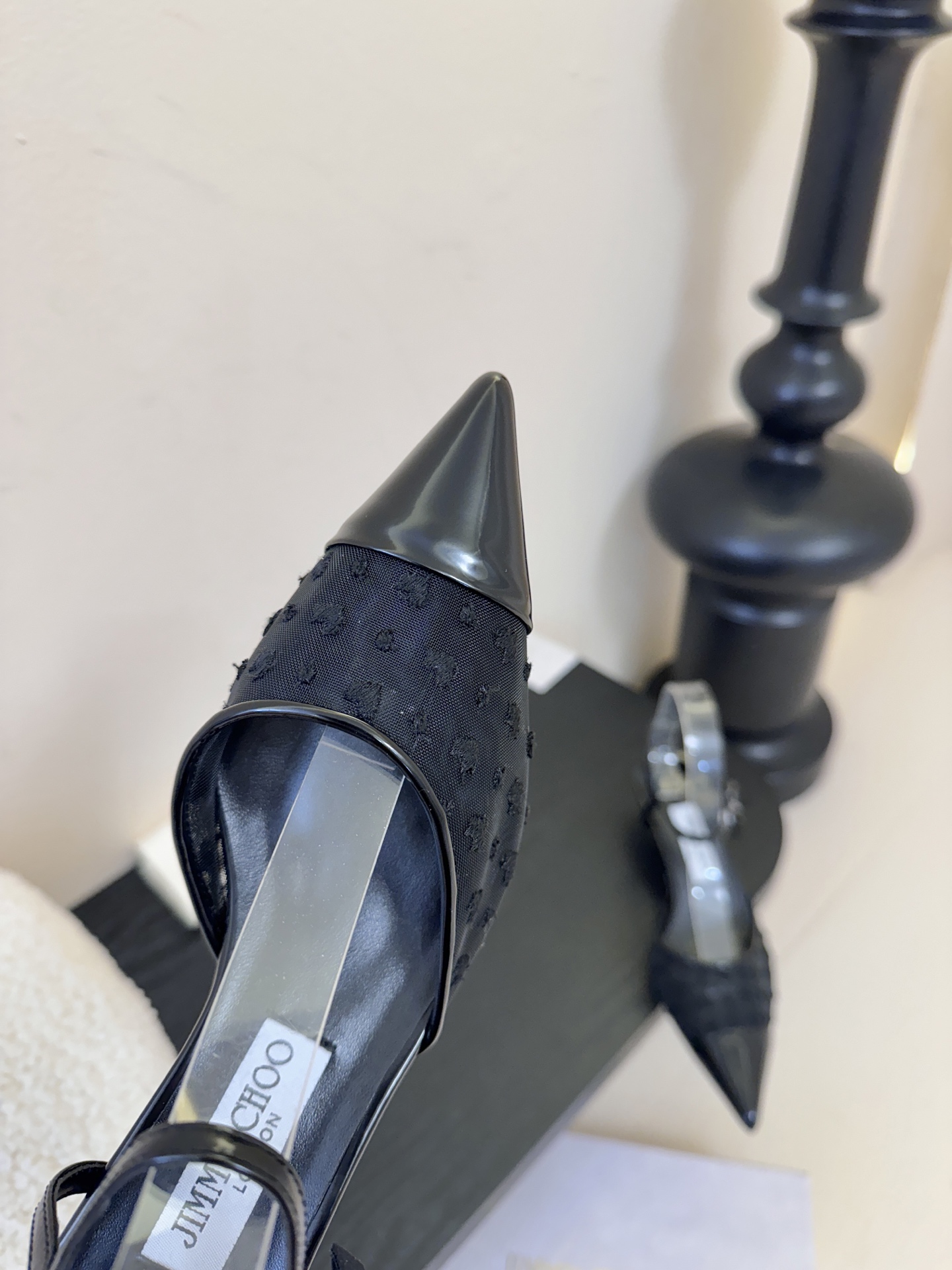 Jimmy Choo｜周仰杰新品网纱方头小猫跟拖鞋！Jc经典水晶烫钻网纱高跟鞋🔥超级仙的一款啊！美得让人