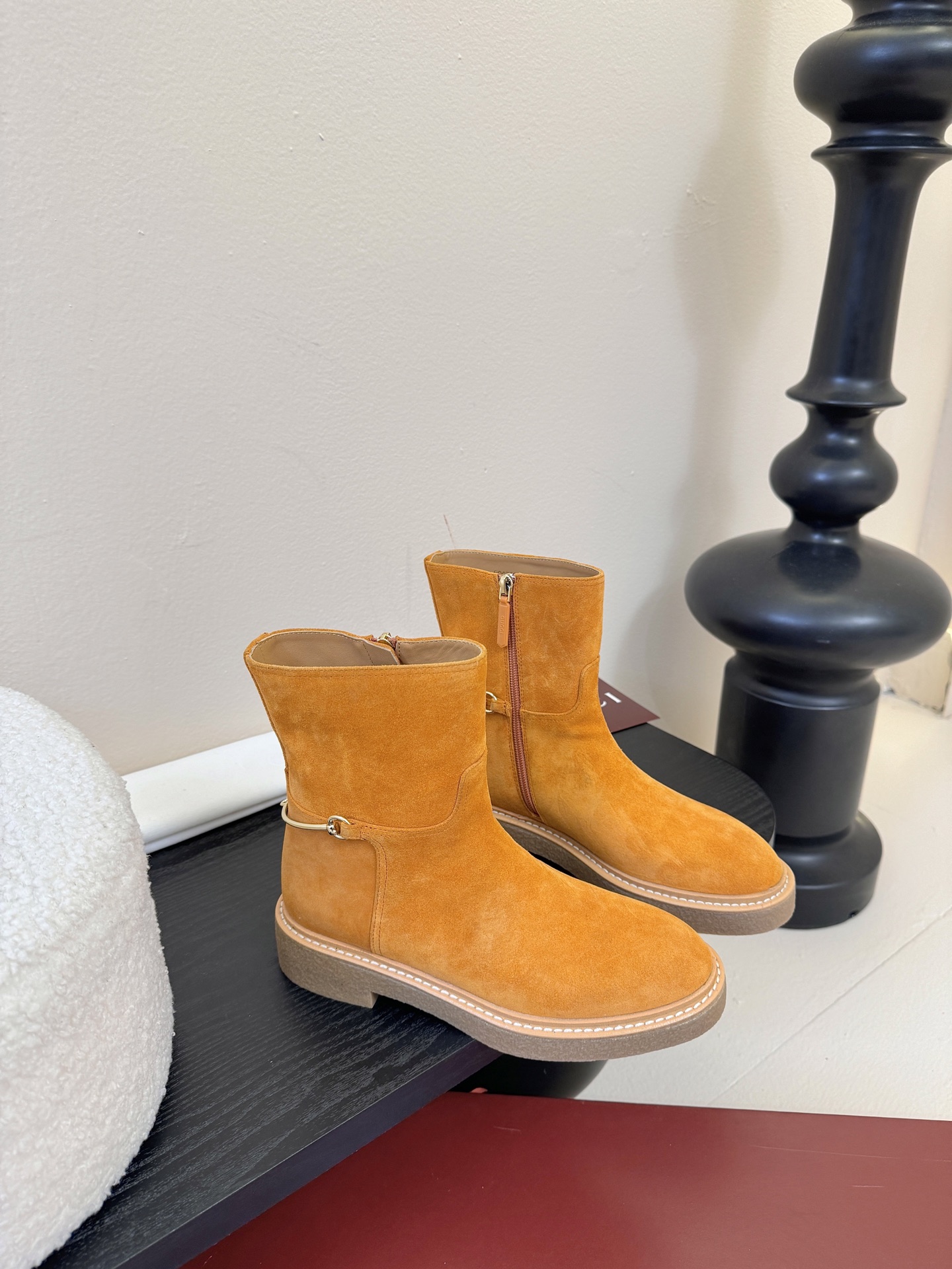 GUCCI 古驰最新走秀款长靴中靴系列[勾引]顶级代购品质 进口丝光绒皮长靴[礼物]做工与原版一致！鞋面