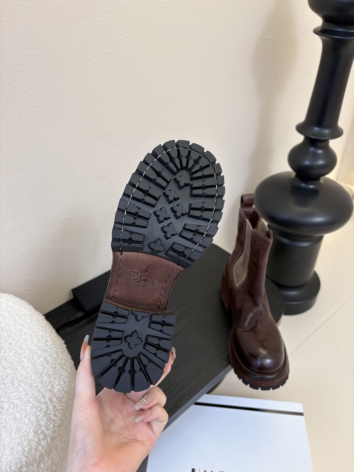 顶级HANDMADE独家新品最高版本买手代购1:1完美复刻 平底凉鞋单鞋原版开模真皮鞋底 原版套楦鞋型很