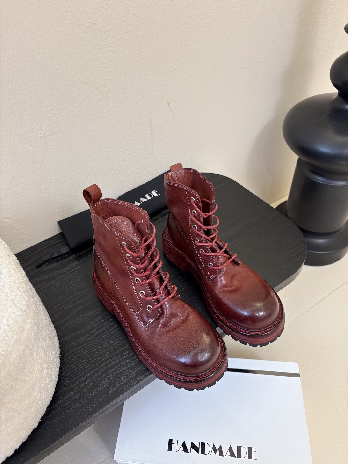 顶级HANDMADE独家新品最高版本买手代购1:1完美复刻 平底凉鞋单鞋原版开模真皮鞋底 原版套楦鞋型很