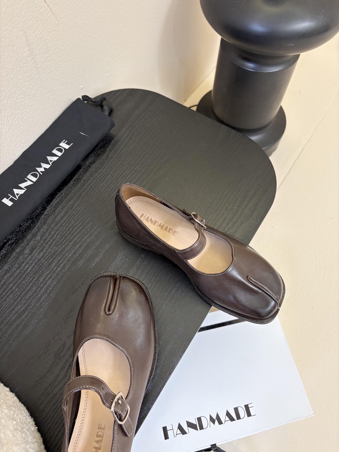 顶级HANDMADE独家新品最高版本买手代购1:1完美复刻 平底凉鞋单鞋原版开模真皮鞋底 原版套楦鞋型很