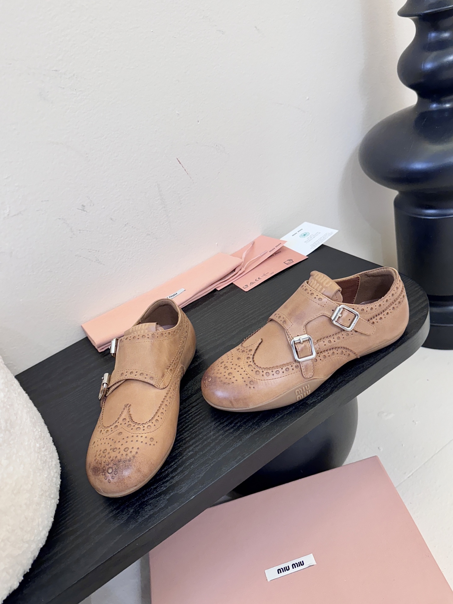 G261所见即所得顶级品质Miu Mi* 25FW deck shoes 麂皮玛丽珍小皮鞋乐福鞋mium