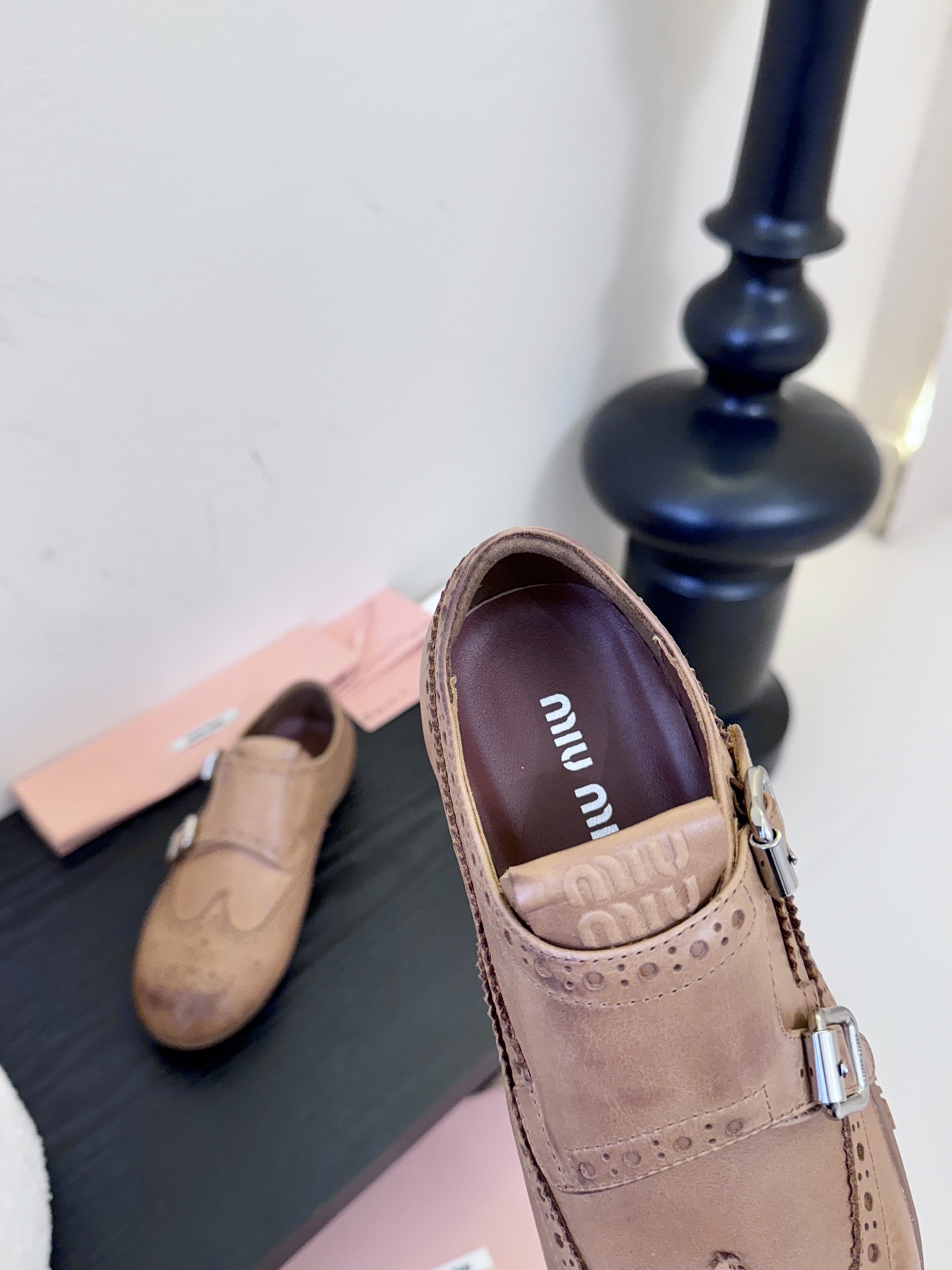 G261所见即所得顶级品质Miu Mi* 25FW deck shoes 麂皮玛丽珍小皮鞋乐福鞋mium