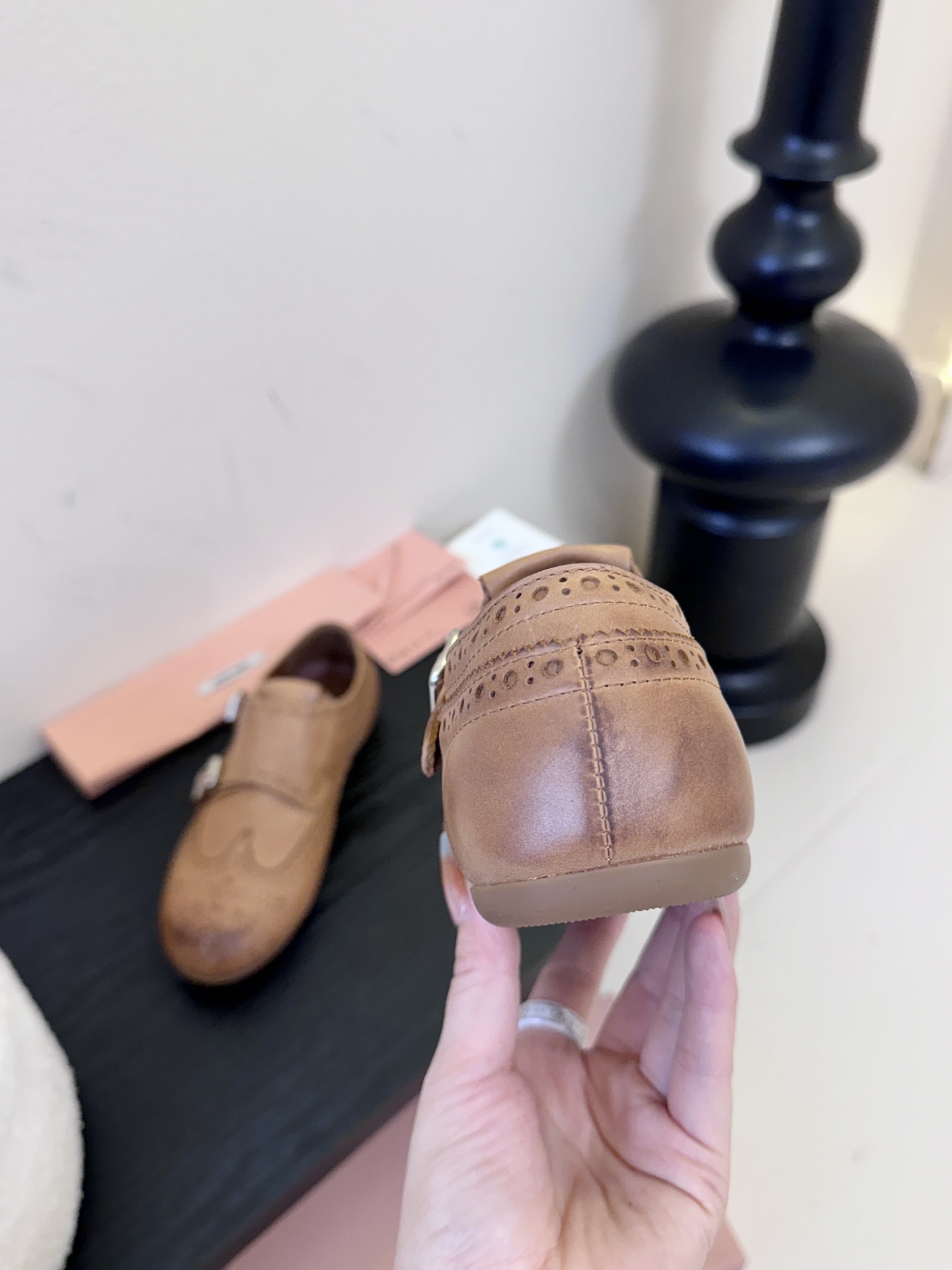G261所见即所得顶级品质Miu Mi* 25FW deck shoes 麂皮玛丽珍小皮鞋乐福鞋mium