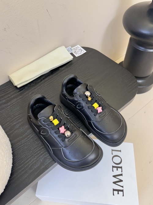 Loewe Jambo Leather Sneakers Lace-up Round Toe Casual Fashion Shoes 1 Loewe Jambo Leather Sneakers Lace-up Round Toe Casual Fashion Shoes