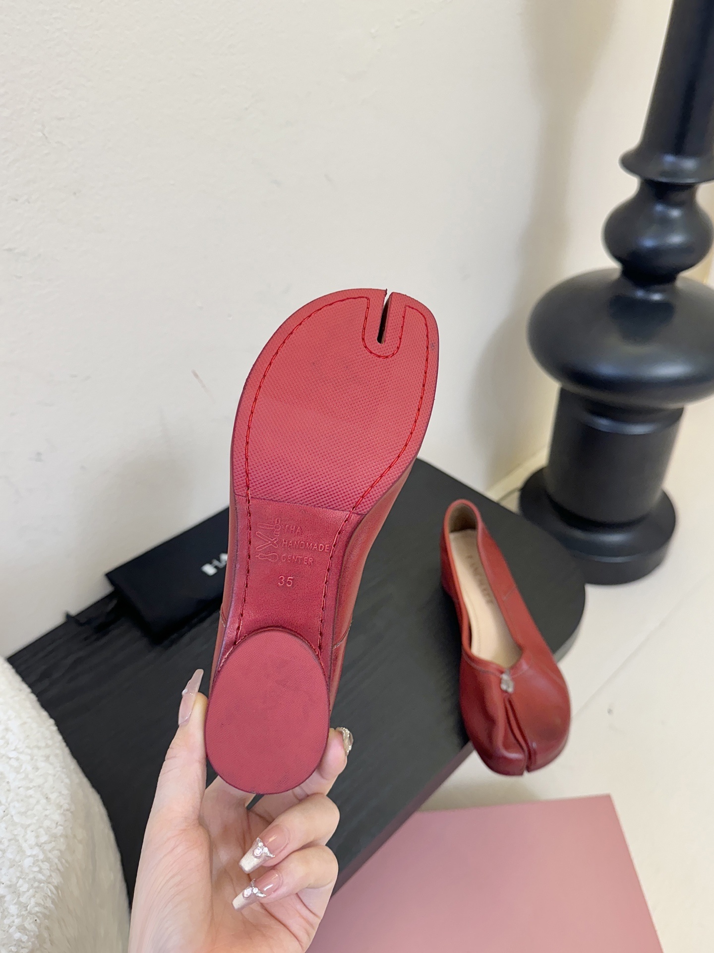 顶级 带根HANDMADE独家新品最高版本买手代购1:1完美复刻 平底凉鞋单鞋原版开模真皮鞋底 原版套楦