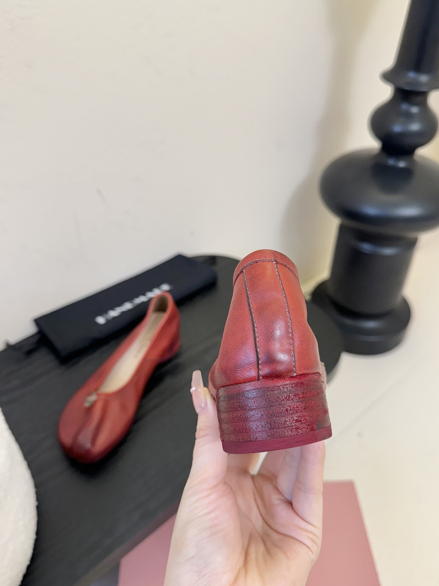 顶级 带根HANDMADE独家新品最高版本买手代购1:1完美复刻 平底凉鞋单鞋原版开模真皮鞋底 原版套楦