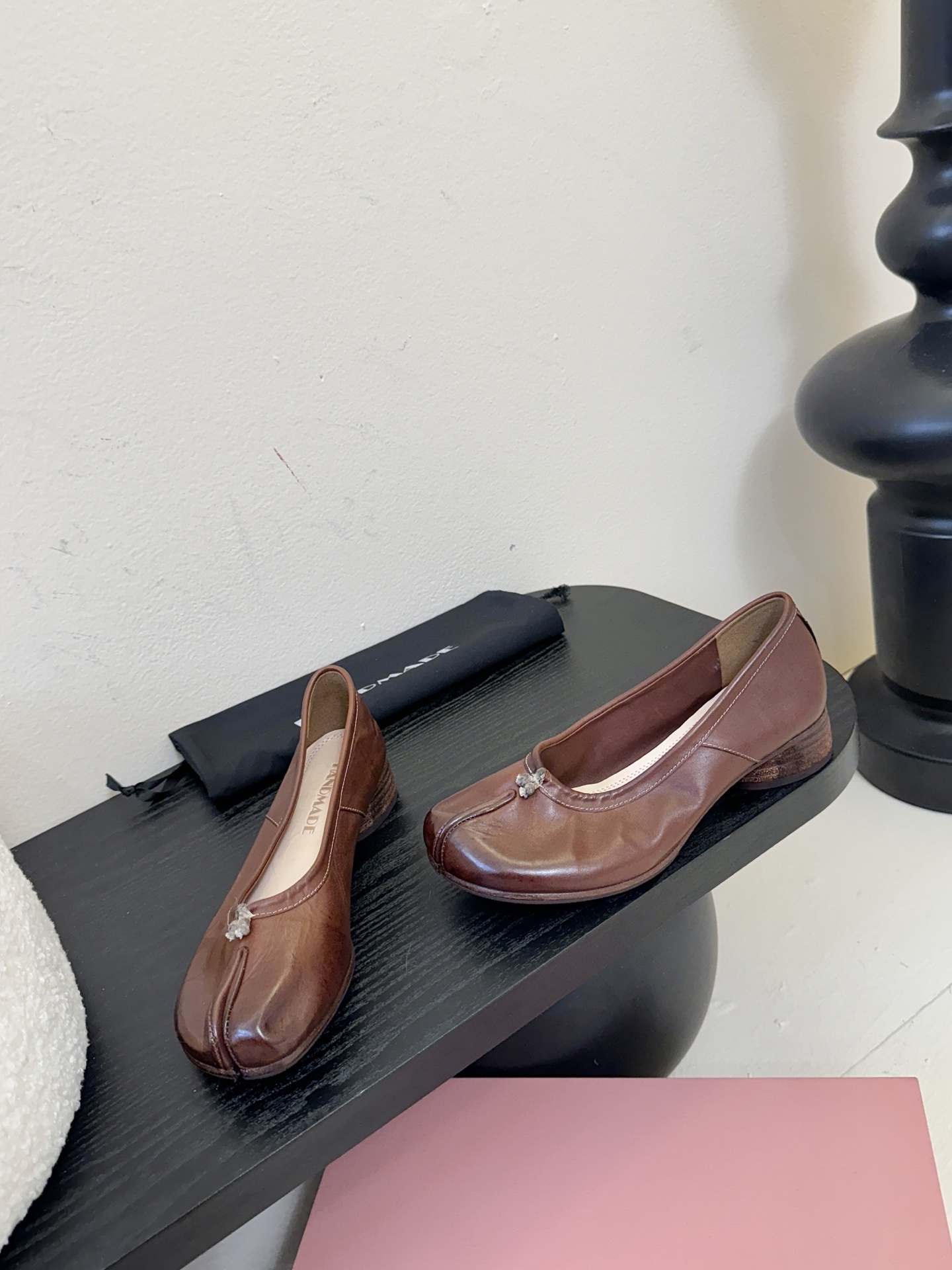 顶级 带根HANDMADE独家新品最高版本买手代购1:1完美复刻 平底凉鞋单鞋原版开模真皮鞋底 原版套楦