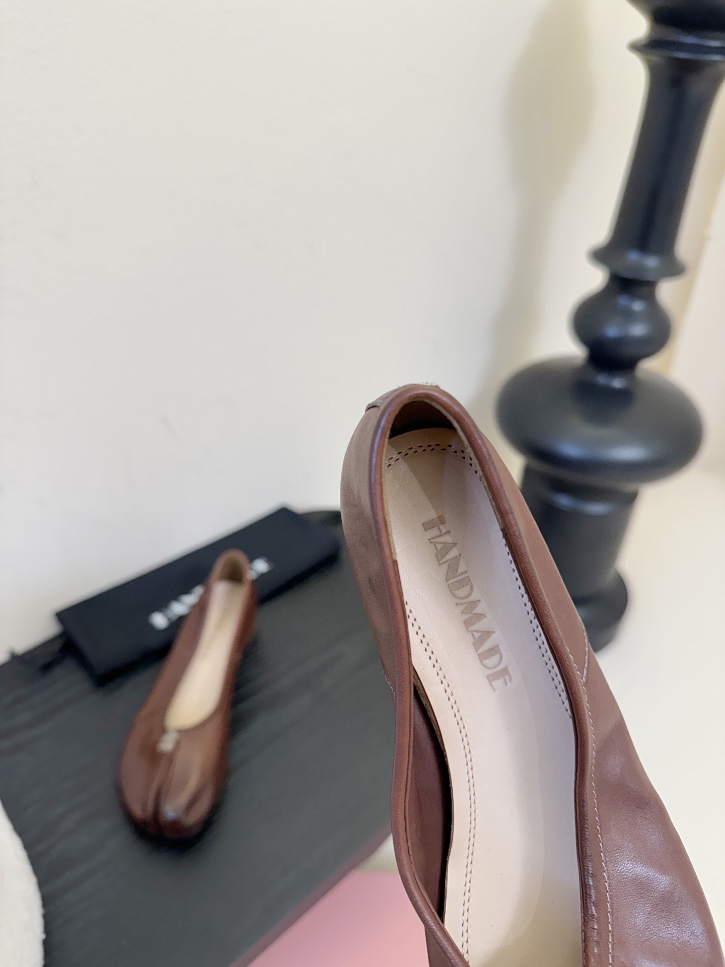 顶级 带根HANDMADE独家新品最高版本买手代购1:1完美复刻 平底凉鞋单鞋原版开模真皮鞋底 原版套楦