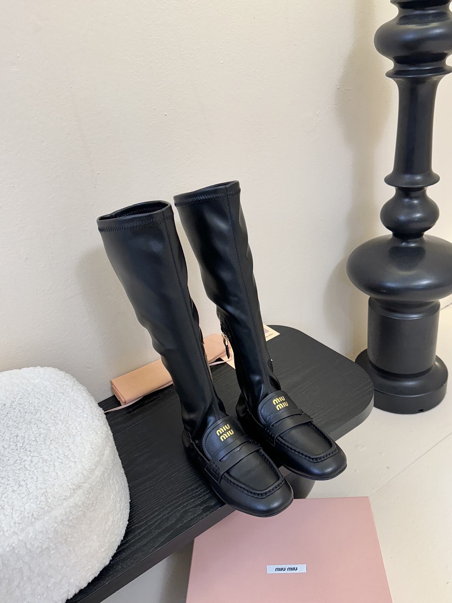 miu miu fw25 new arrival～ 缪缪 25ss 秋冬新款高靴 时尚弹力靴简约鞋面点缀