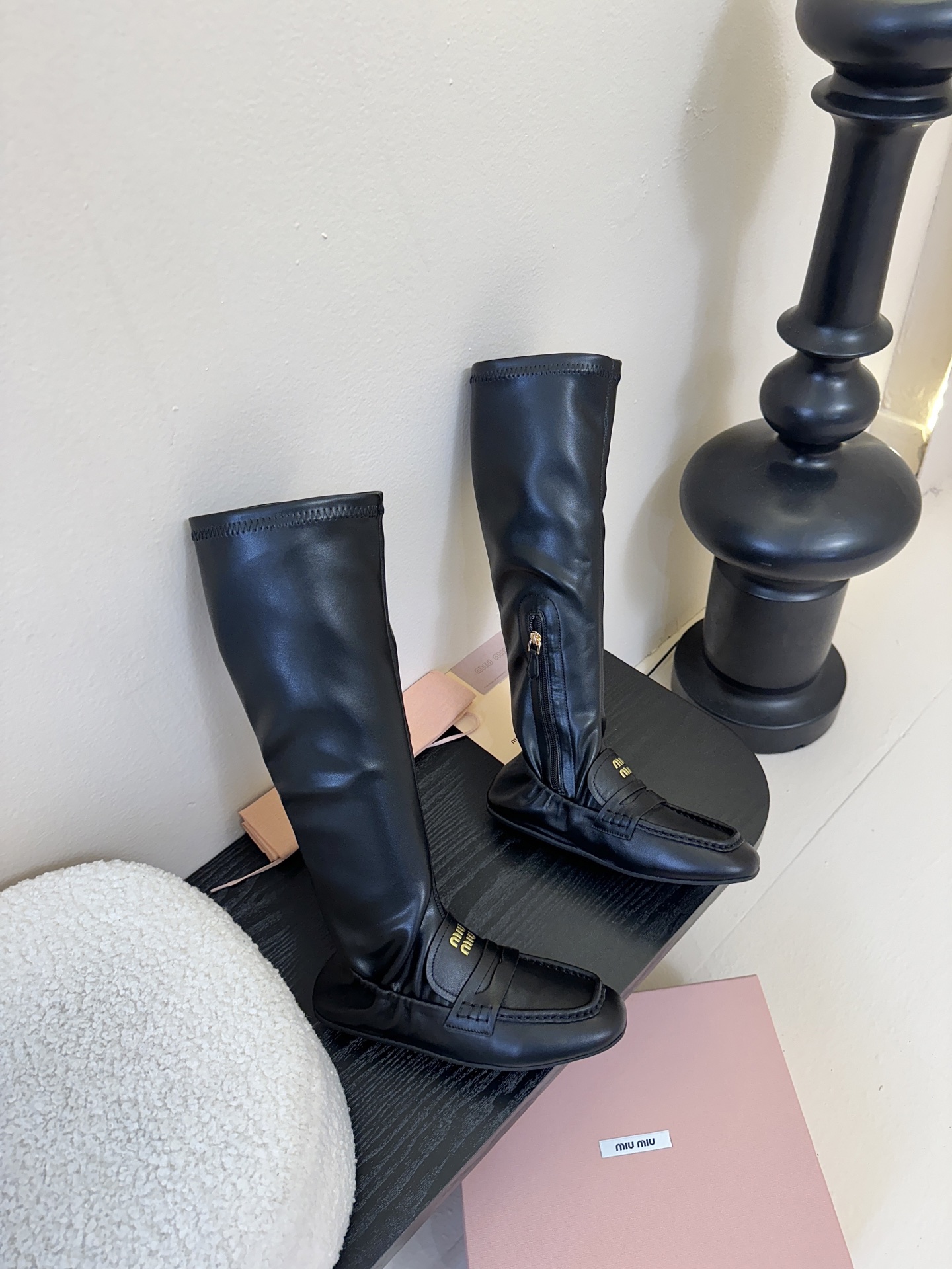 miu miu fw25 new arrival～ 缪缪 25ss 秋冬新款高靴 时尚弹力靴简约鞋面点缀