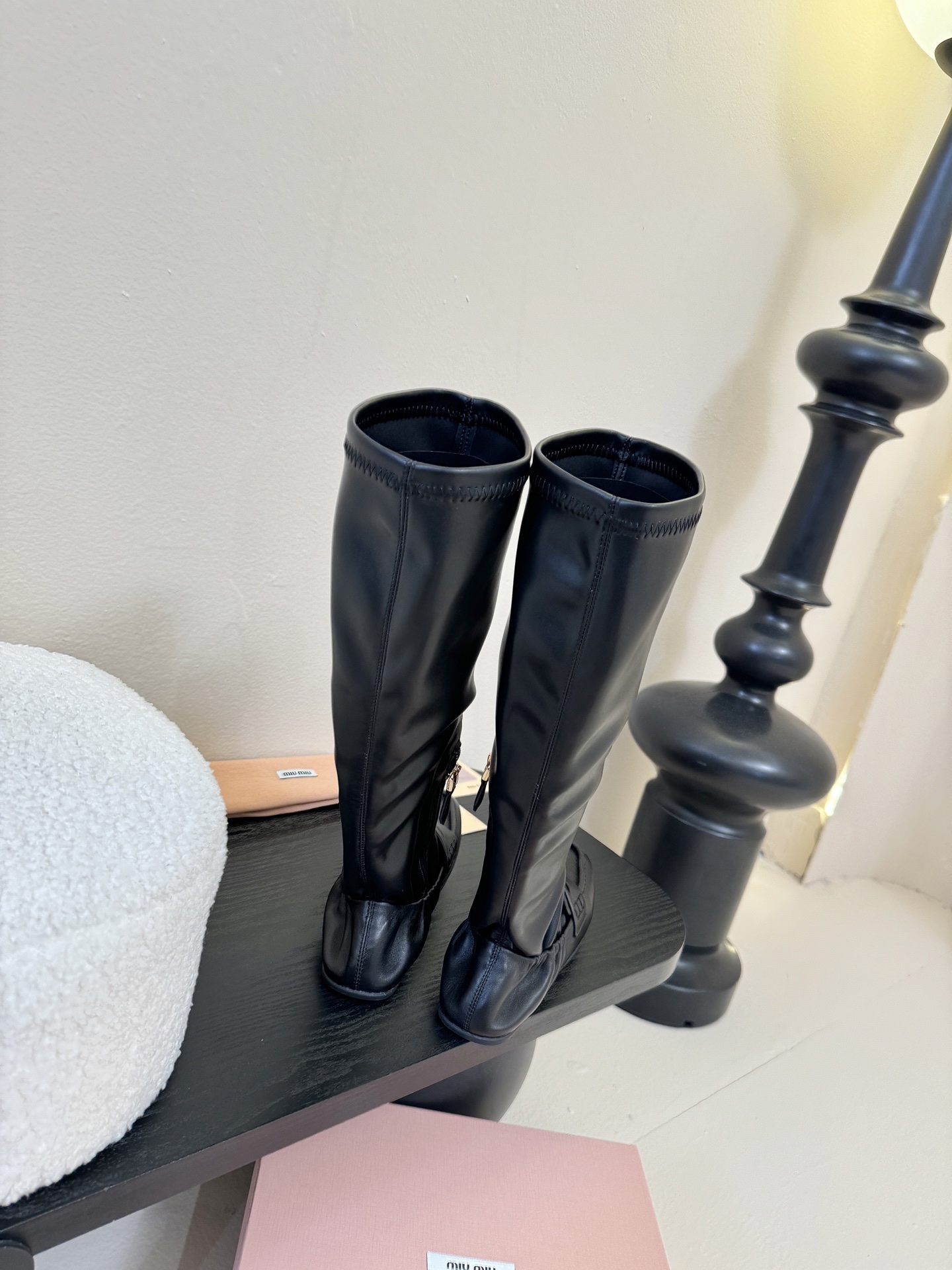 miu miu fw25 new arrival～ 缪缪 25ss 秋冬新款高靴 时尚弹力靴简约鞋面点缀