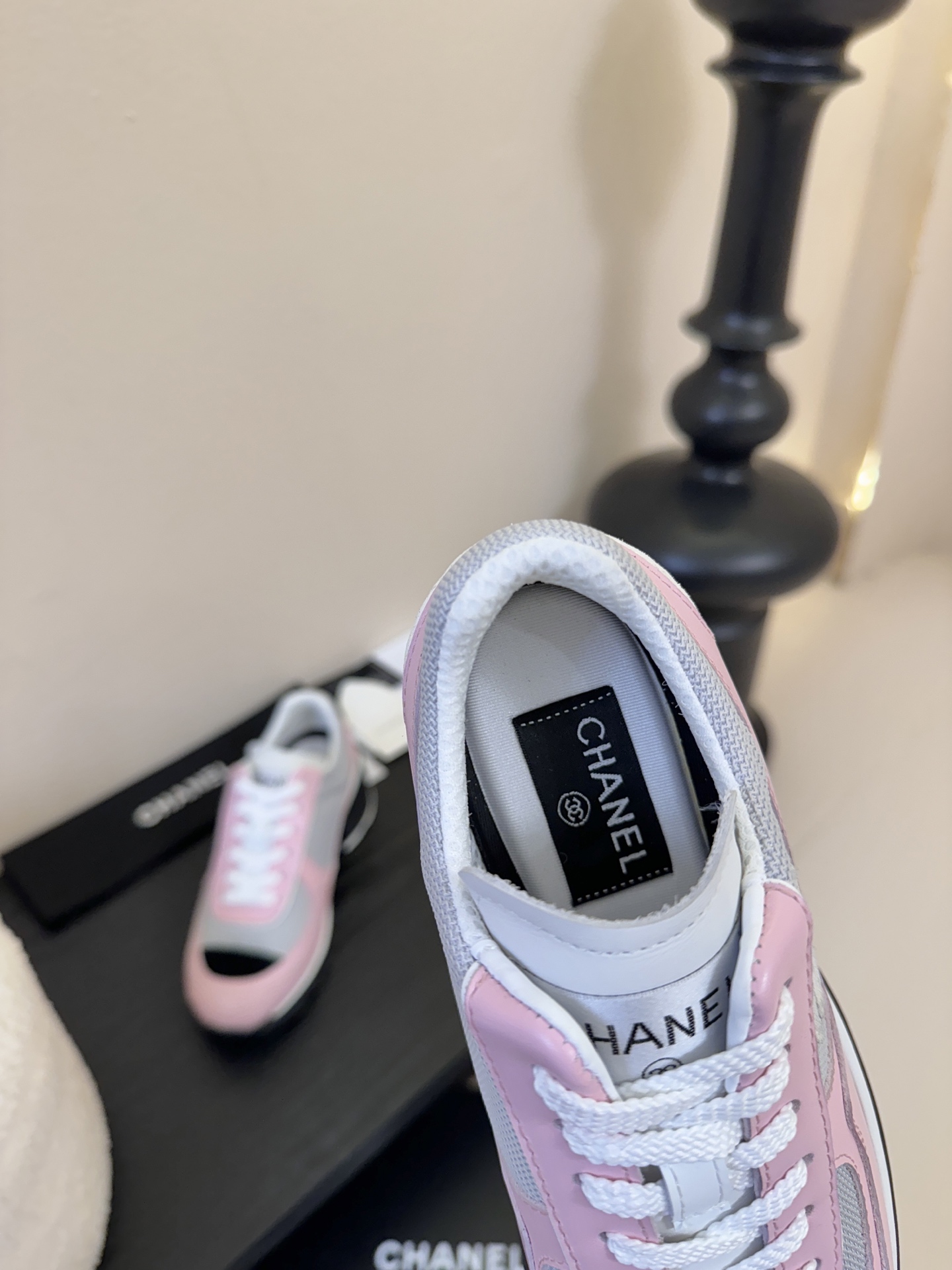 Chanl 香奈儿25k秋冬新款高跟拼色休闲运动鞋 奇奇怪怪 丑萌丑萌 专柜断货王 各大博主社交日推款，